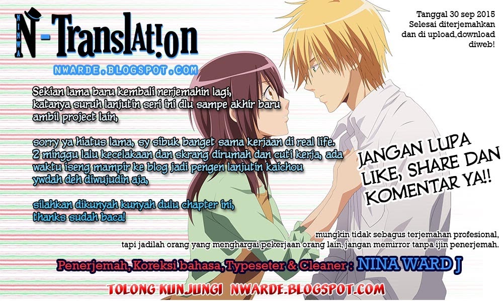 Kaichou wa Maid-sama! Chapter 43 - halaman 33