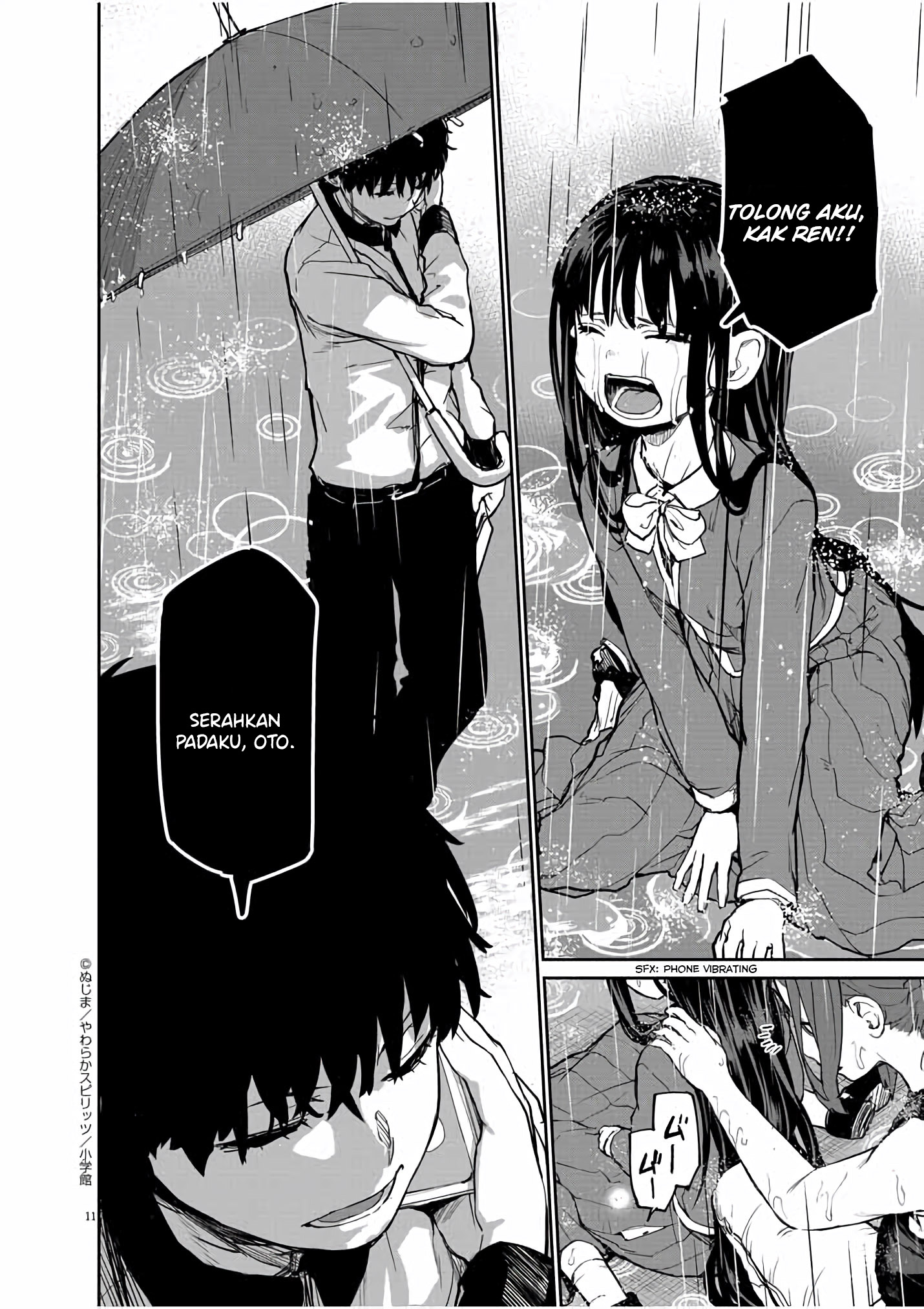 Kaii to Otome to Kamikakushi Chapter 25 - halaman 11