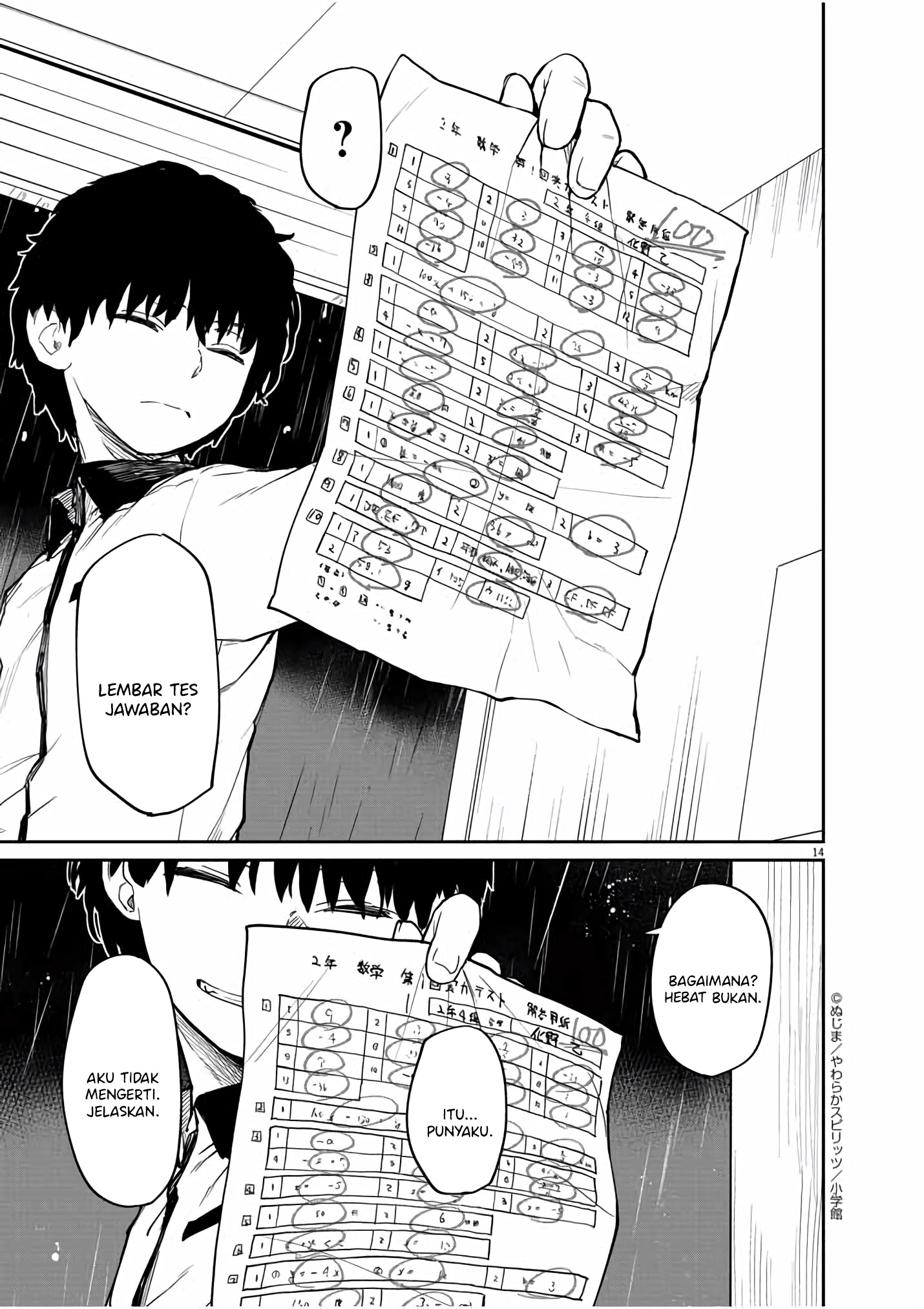 Kaii to Otome to Kamikakushi Chapter 25 - halaman 14