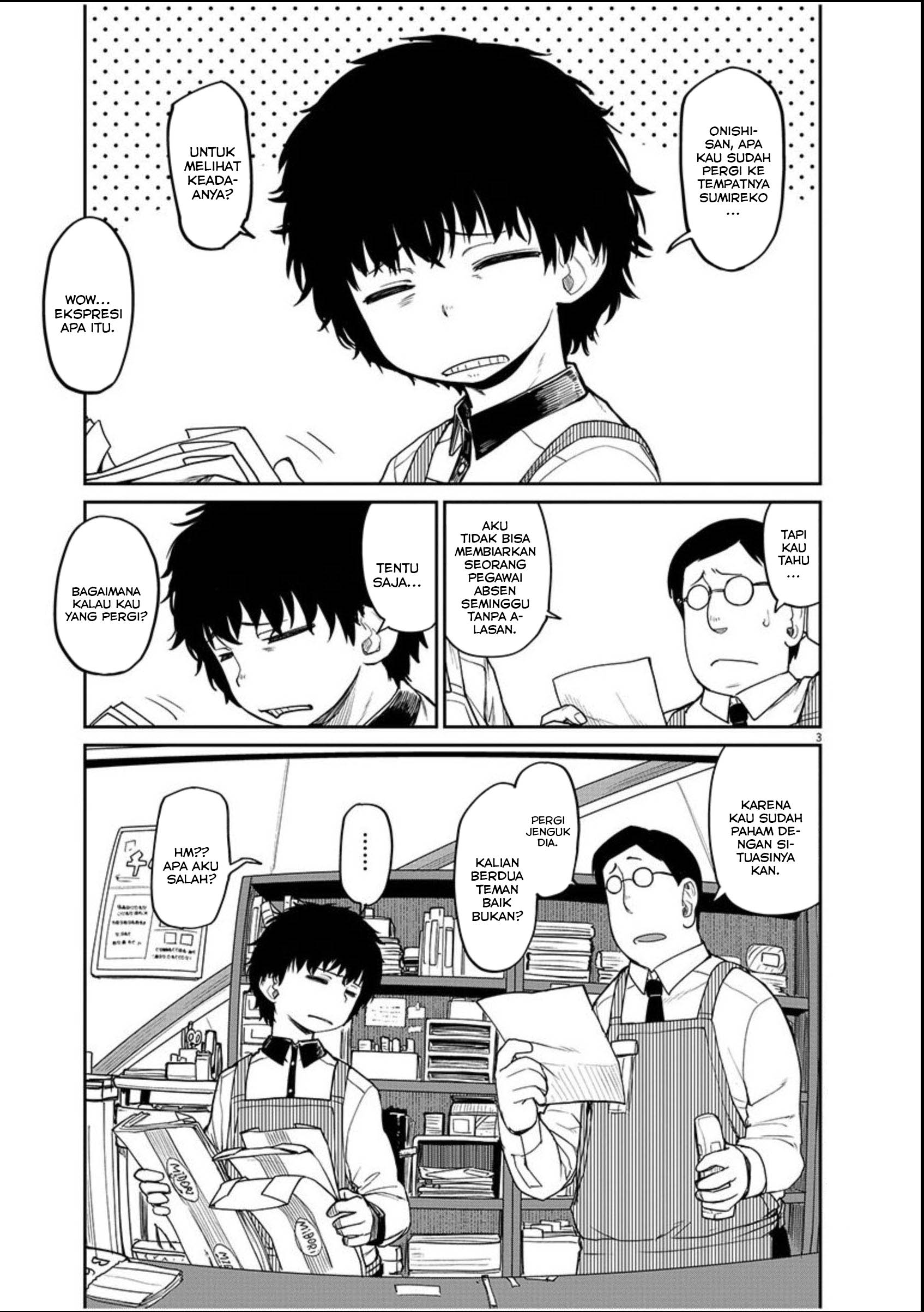 Kaii to Otome to Kamikakushi Chapter 3 - halaman 3