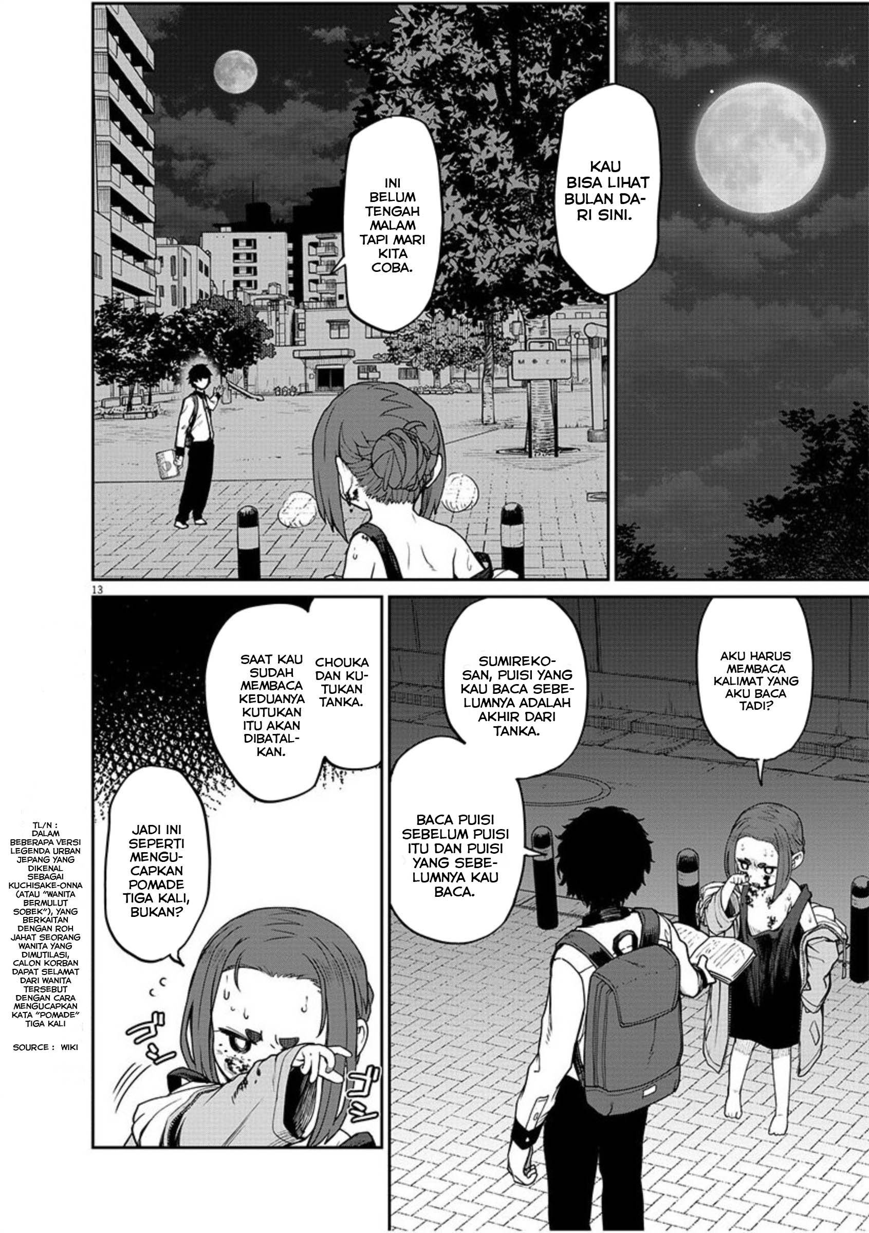 Kaii to Otome to Kamikakushi Chapter 4 - halaman 13
