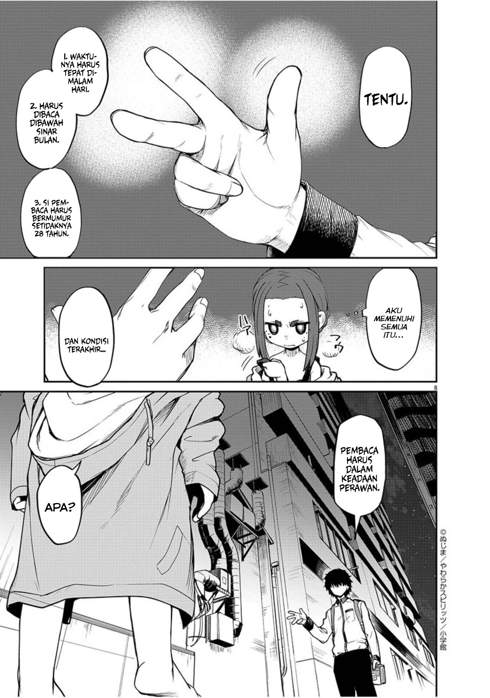 Kaii to Otome to Kamikakushi Chapter 4 - halaman 8