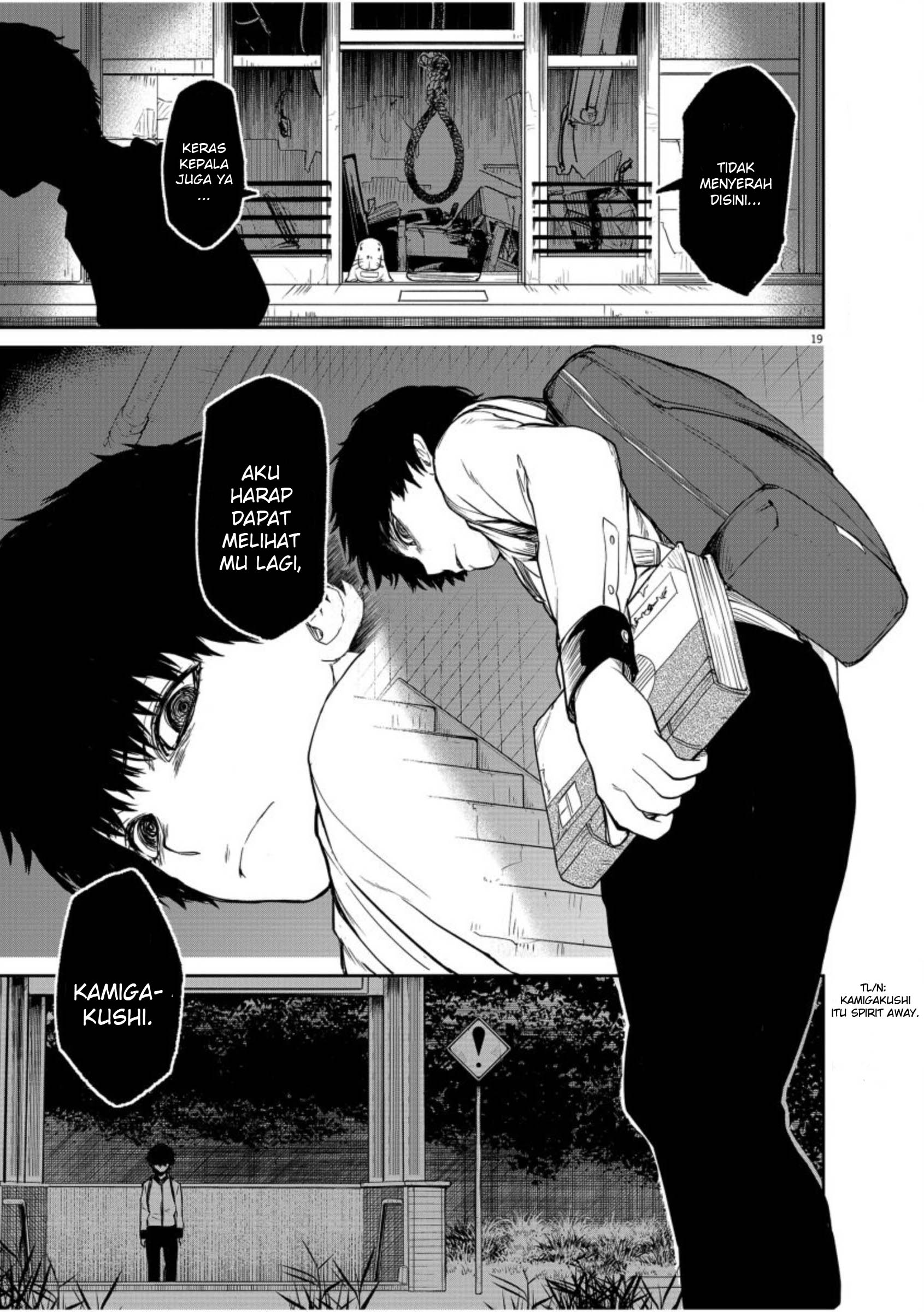 Kaii to Otome to Kamikakushi Chapter 5 - halaman 19