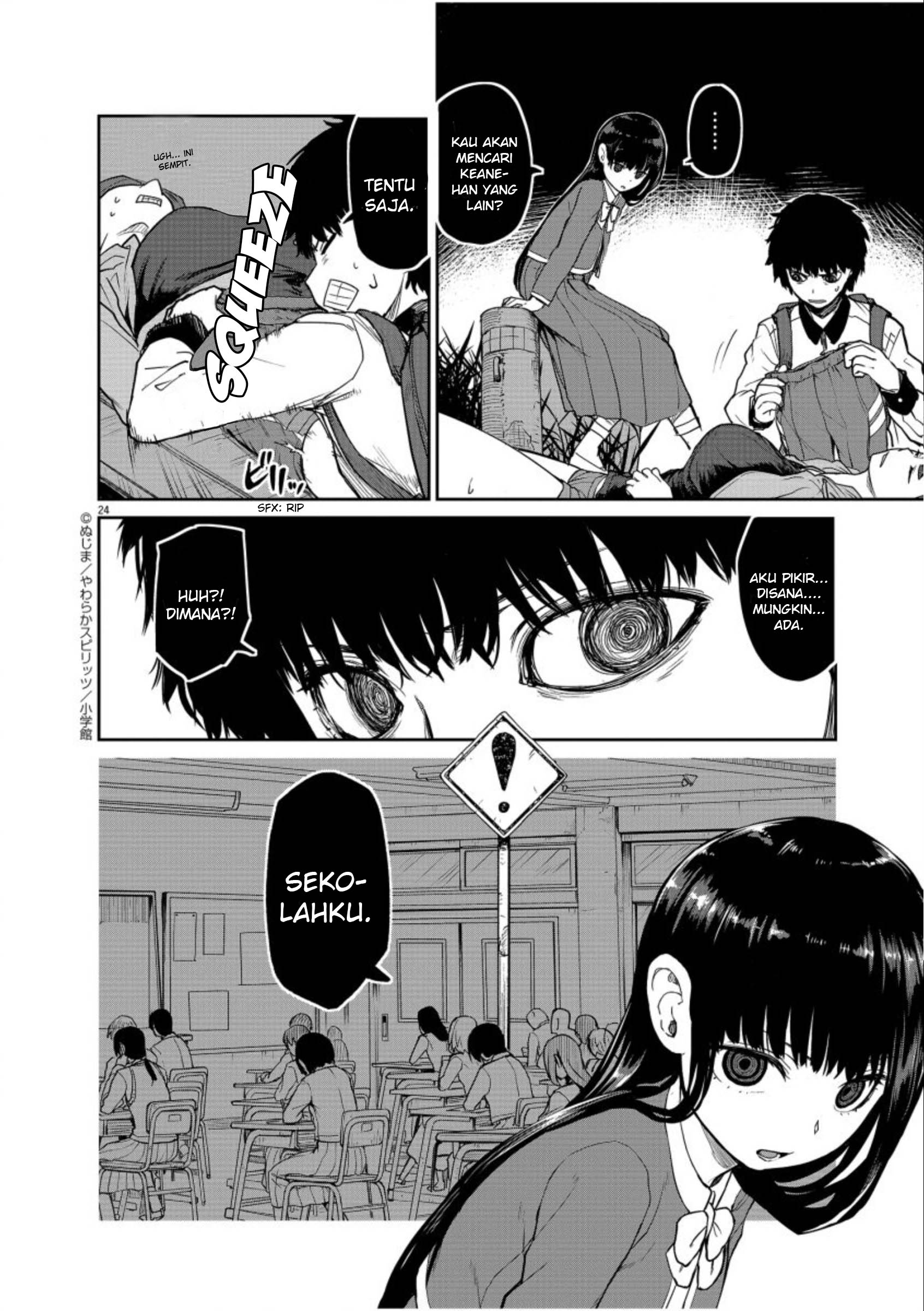 Kaii to Otome to Kamikakushi Chapter 5 - halaman 24