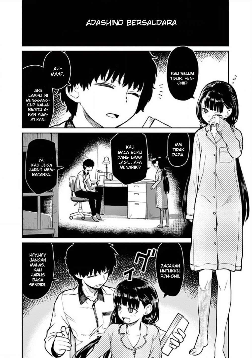 Kaii to Otome to Kamikakushi Chapter 8.5 - halaman 6