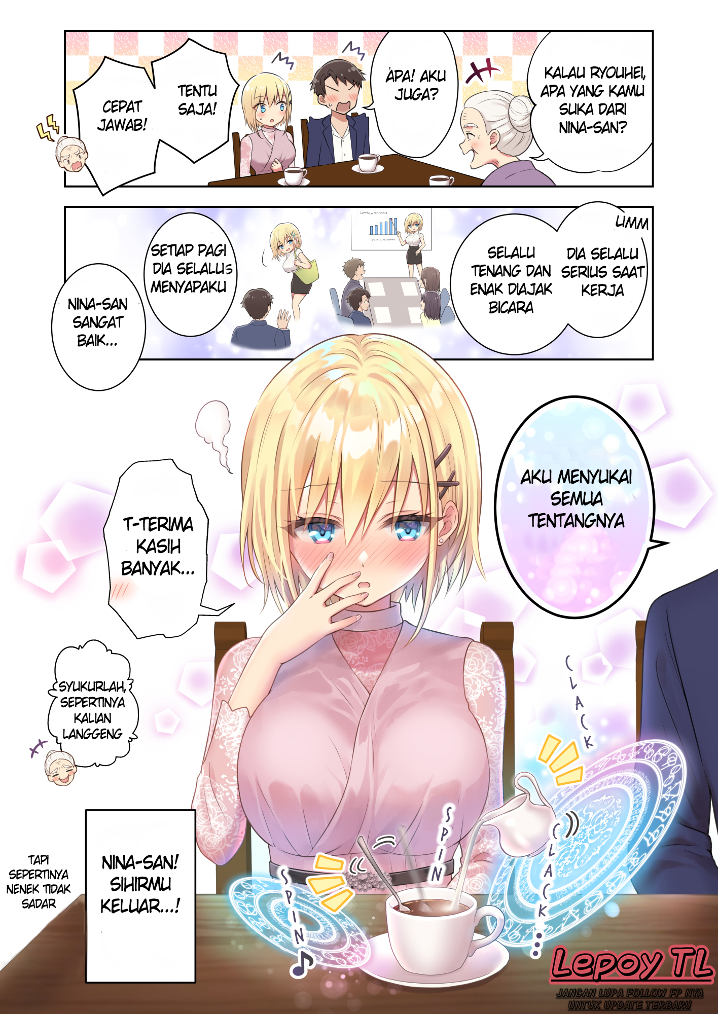 Kaisha no Kouhai ga Mahoutsukai datta Chapter 11 - halaman 1