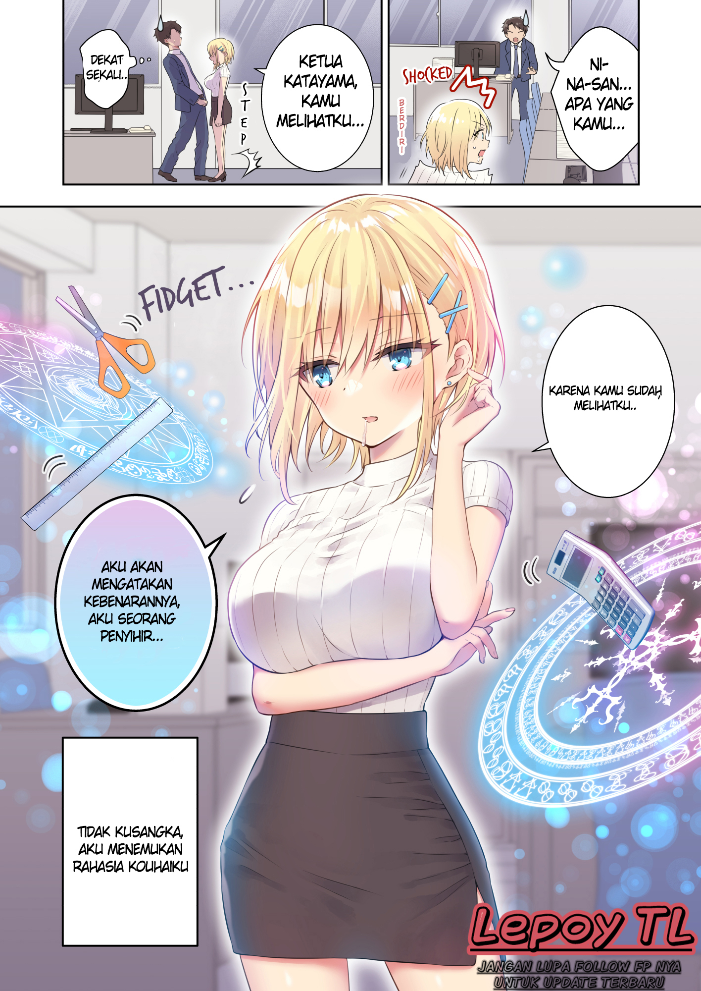 Kaisha no Kouhai ga Mahoutsukai datta Chapter 2 - halaman 1
