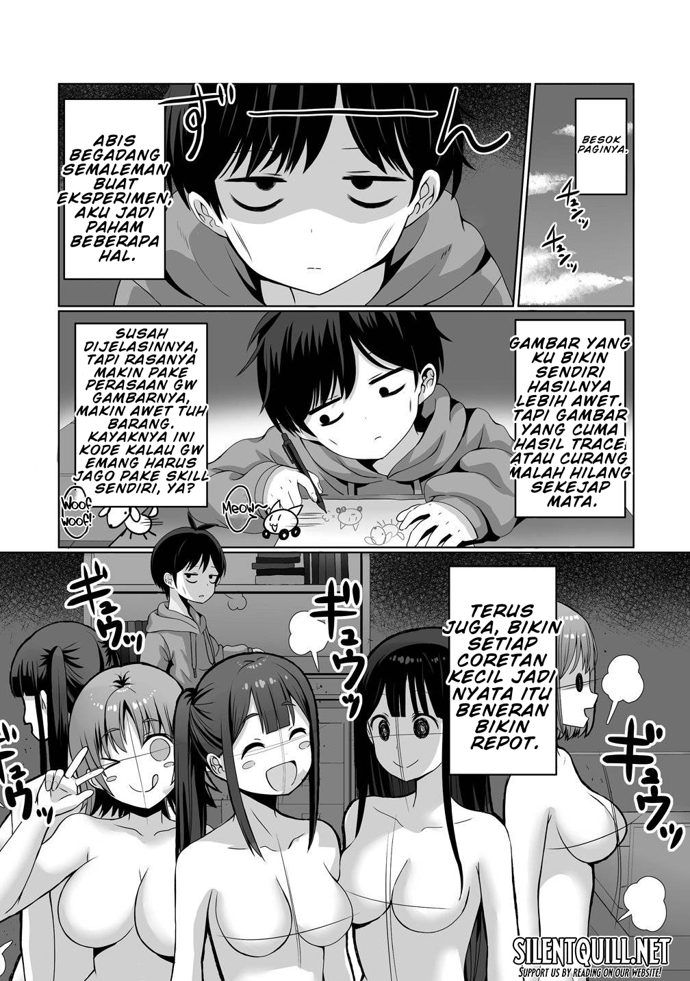 Kaita Mono wo Jittaika suru Nouryoku de Motenai Ore ga Harem Seikatsu Chapter 1 - halaman 17