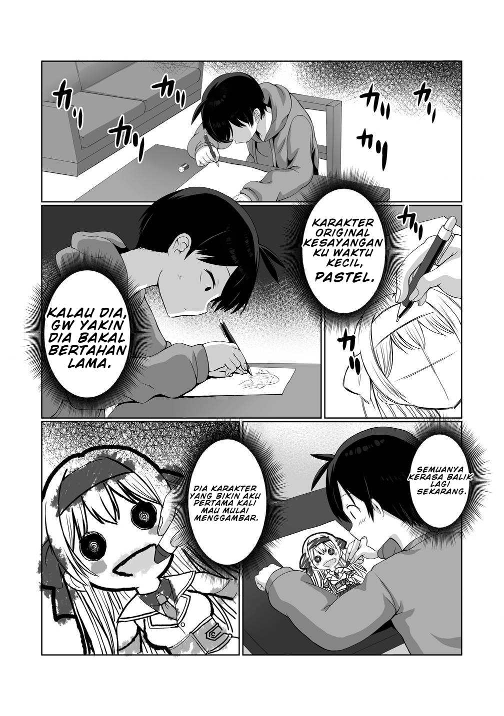 Kaita Mono wo Jittaika suru Nouryoku de Motenai Ore ga Harem Seikatsu Chapter 1 - halaman 20