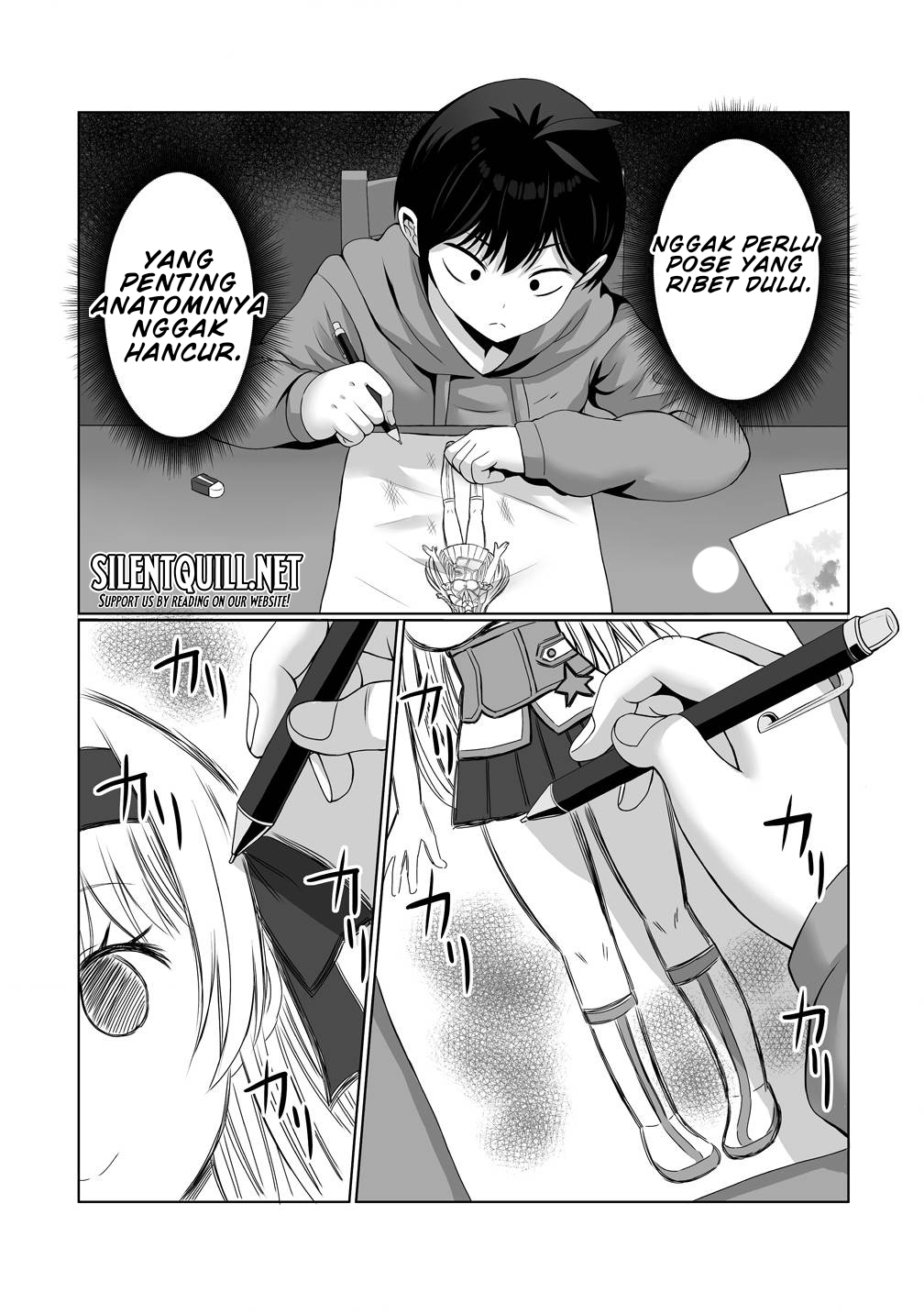 Kaita Mono wo Jittaika suru Nouryoku de Motenai Ore ga Harem Seikatsu Chapter 1 - halaman 21