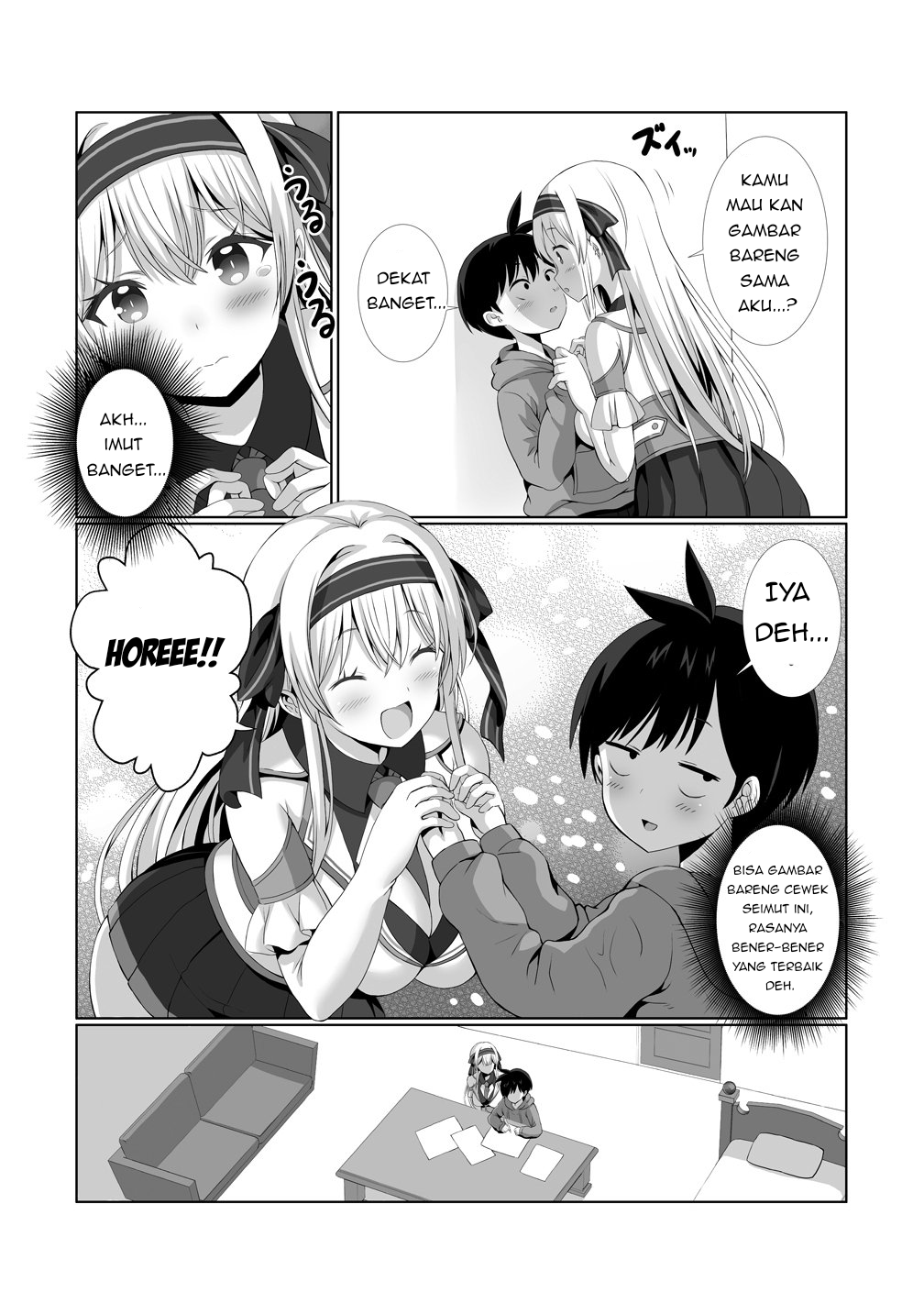 Kaita Mono wo Jittaika suru Nouryoku de Motenai Ore ga Harem Seikatsu Chapter 2 - halaman 6
