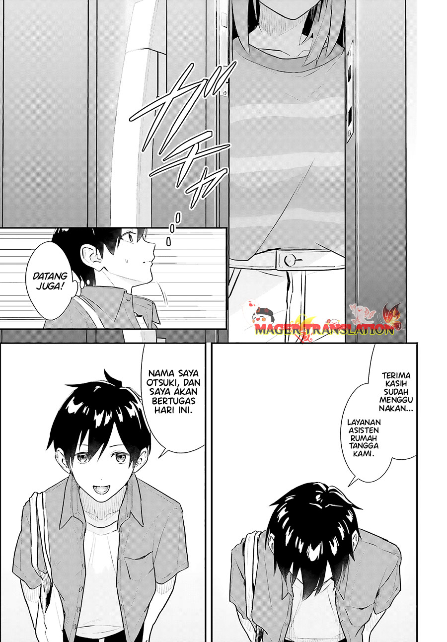 Kaji Daikou no Arbeit wo Hajimetara Gakuen Ichi no Bishoujo no Kazoku ni Kiniirarechaimashita. Chapter 1 - halaman 19
