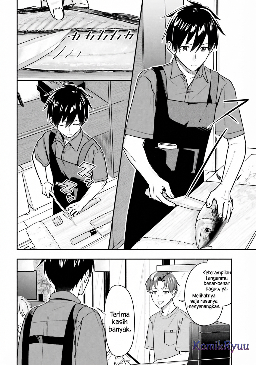 Kaji Daikou no Arbeit wo Hajimetara Gakuen Ichi no Bishoujo no Kazoku ni Kiniirarechaimashita. Chapter 10 - halaman 9