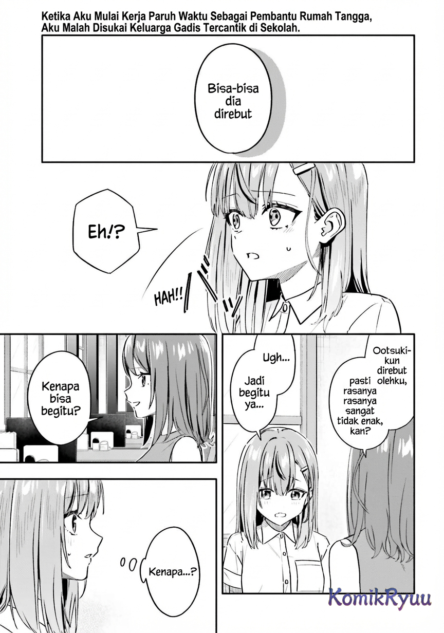 Kaji Daikou no Arbeit wo Hajimetara Gakuen Ichi no Bishoujo no Kazoku ni Kiniirarechaimashita. Chapter 11 - halaman 12