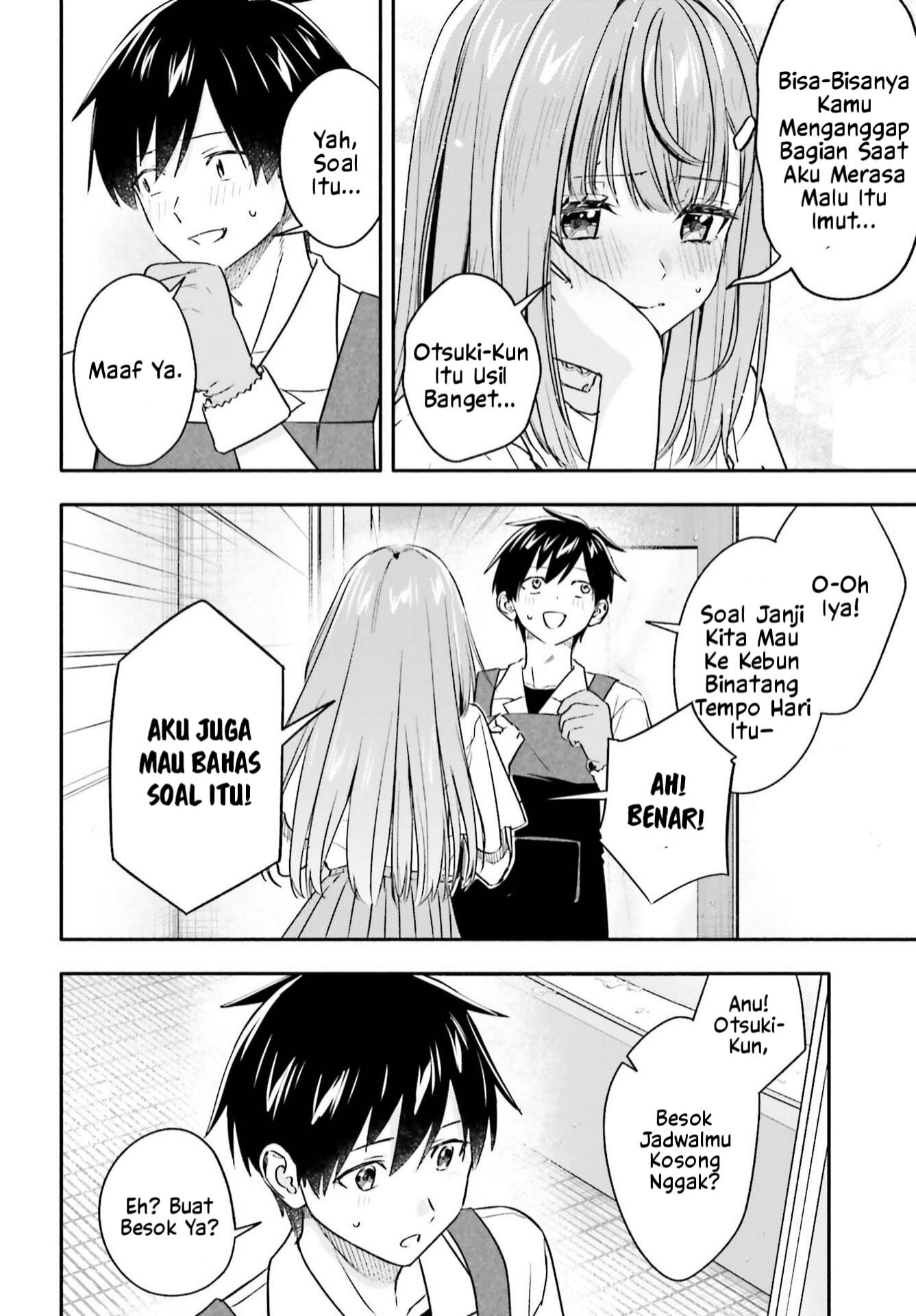 Kaji Daikou no Arbeit wo Hajimetara Gakuen Ichi no Bishoujo no Kazoku ni Kiniirarechaimashita. Chapter 12.2 - halaman 9