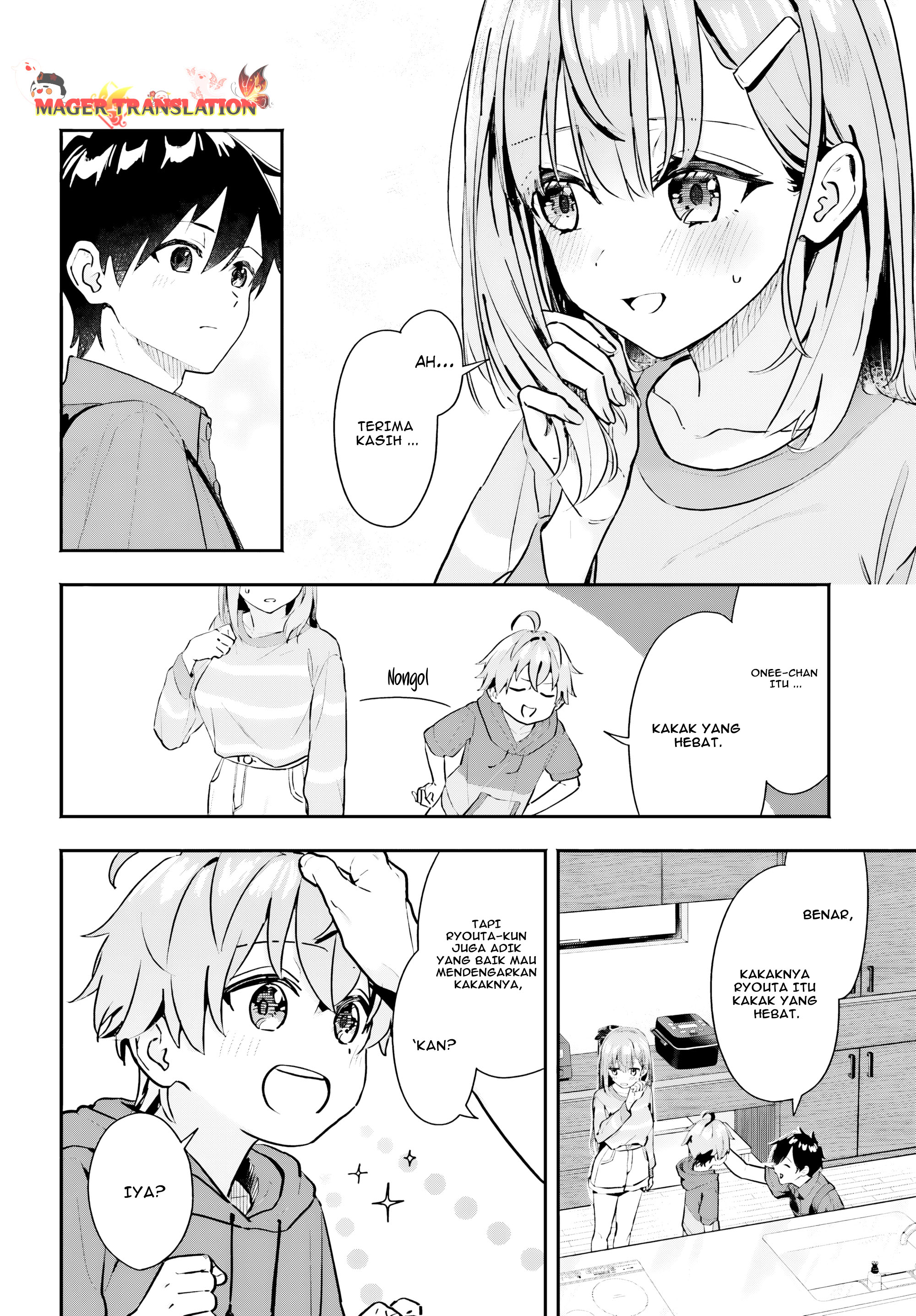 Kaji Daikou no Arbeit wo Hajimetara Gakuen Ichi no Bishoujo no Kazoku ni Kiniirarechaimashita. Chapter 2 - halaman 15
