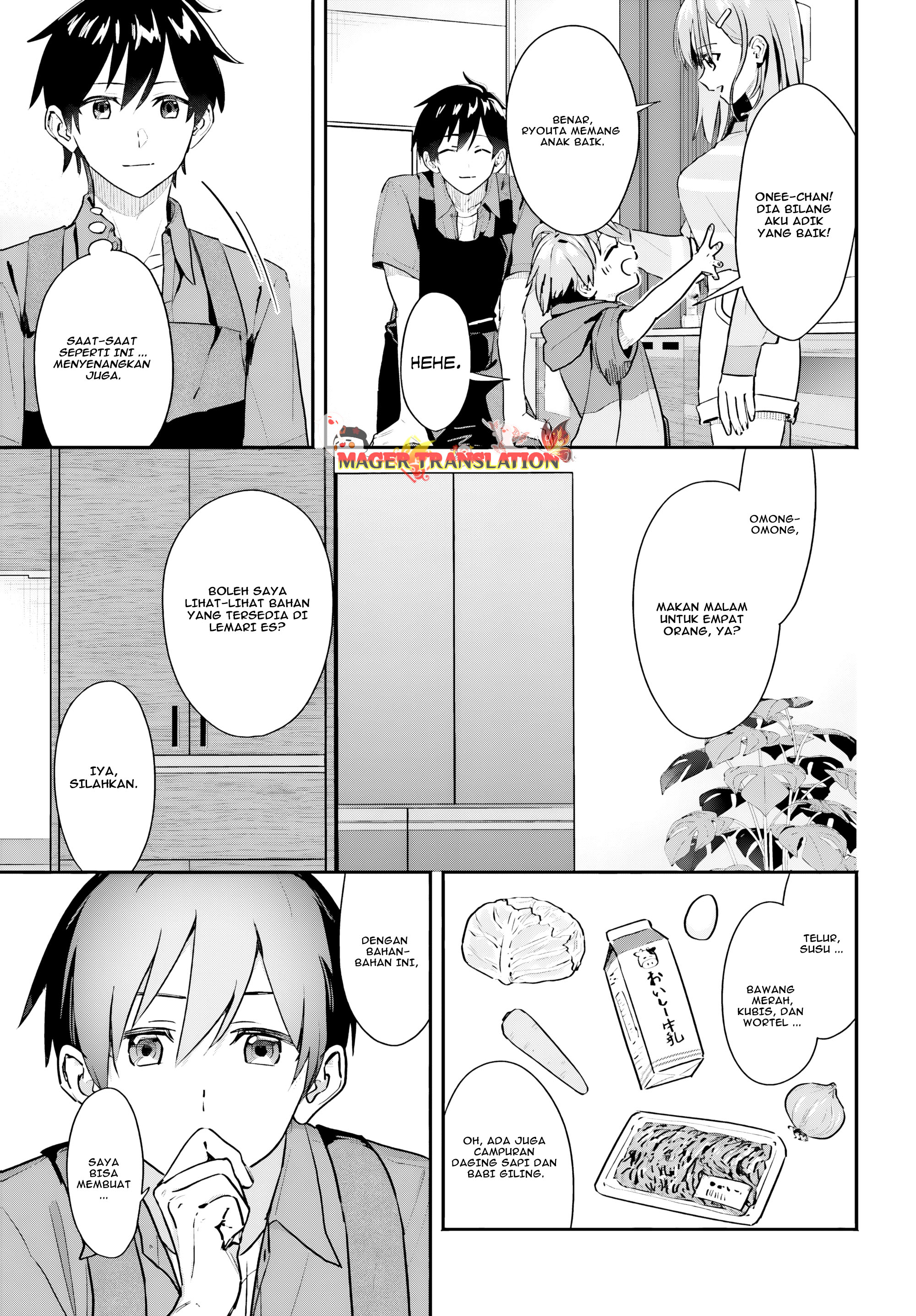 Kaji Daikou no Arbeit wo Hajimetara Gakuen Ichi no Bishoujo no Kazoku ni Kiniirarechaimashita. Chapter 2 - halaman 16