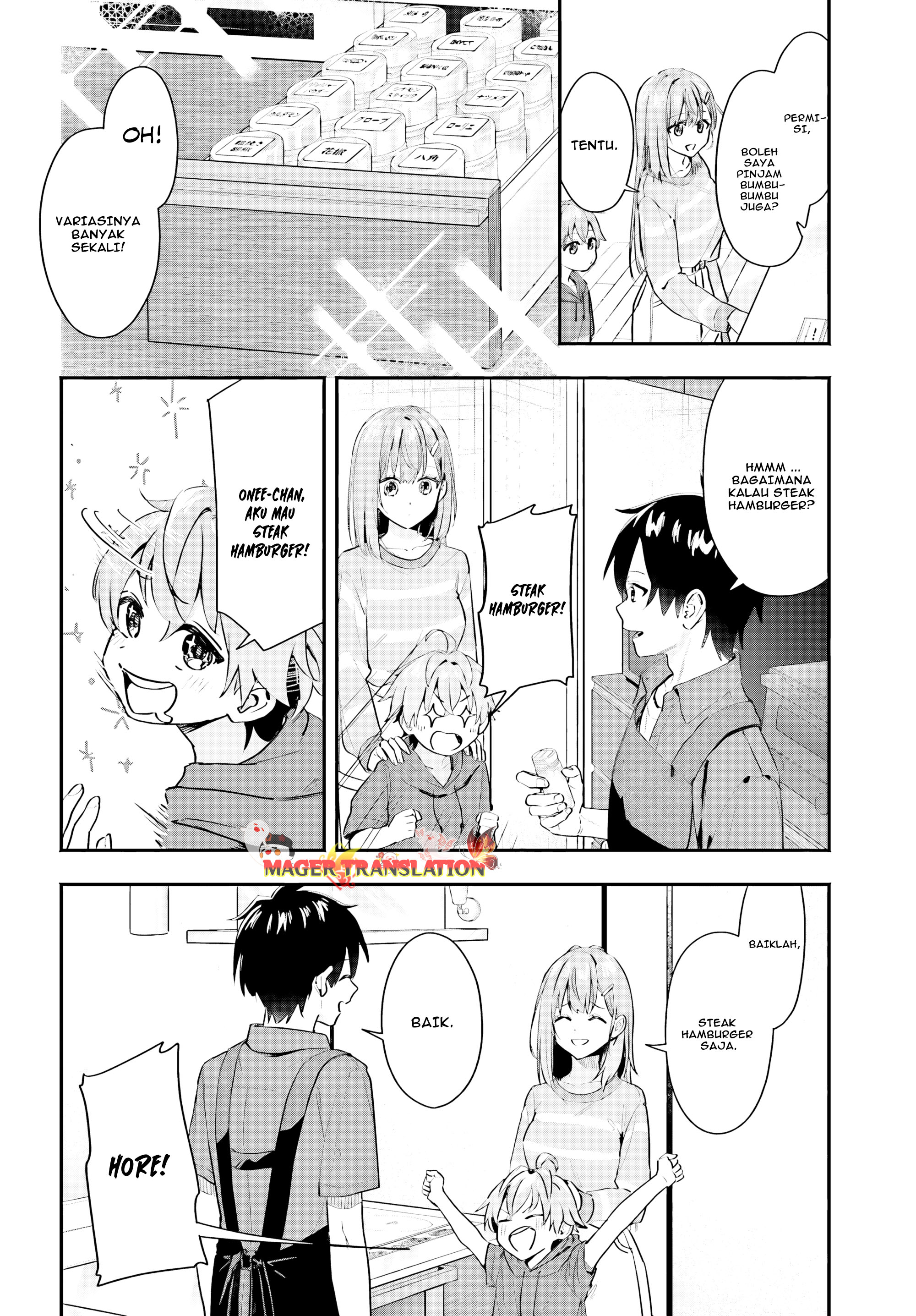 Kaji Daikou no Arbeit wo Hajimetara Gakuen Ichi no Bishoujo no Kazoku ni Kiniirarechaimashita. Chapter 2 - halaman 17