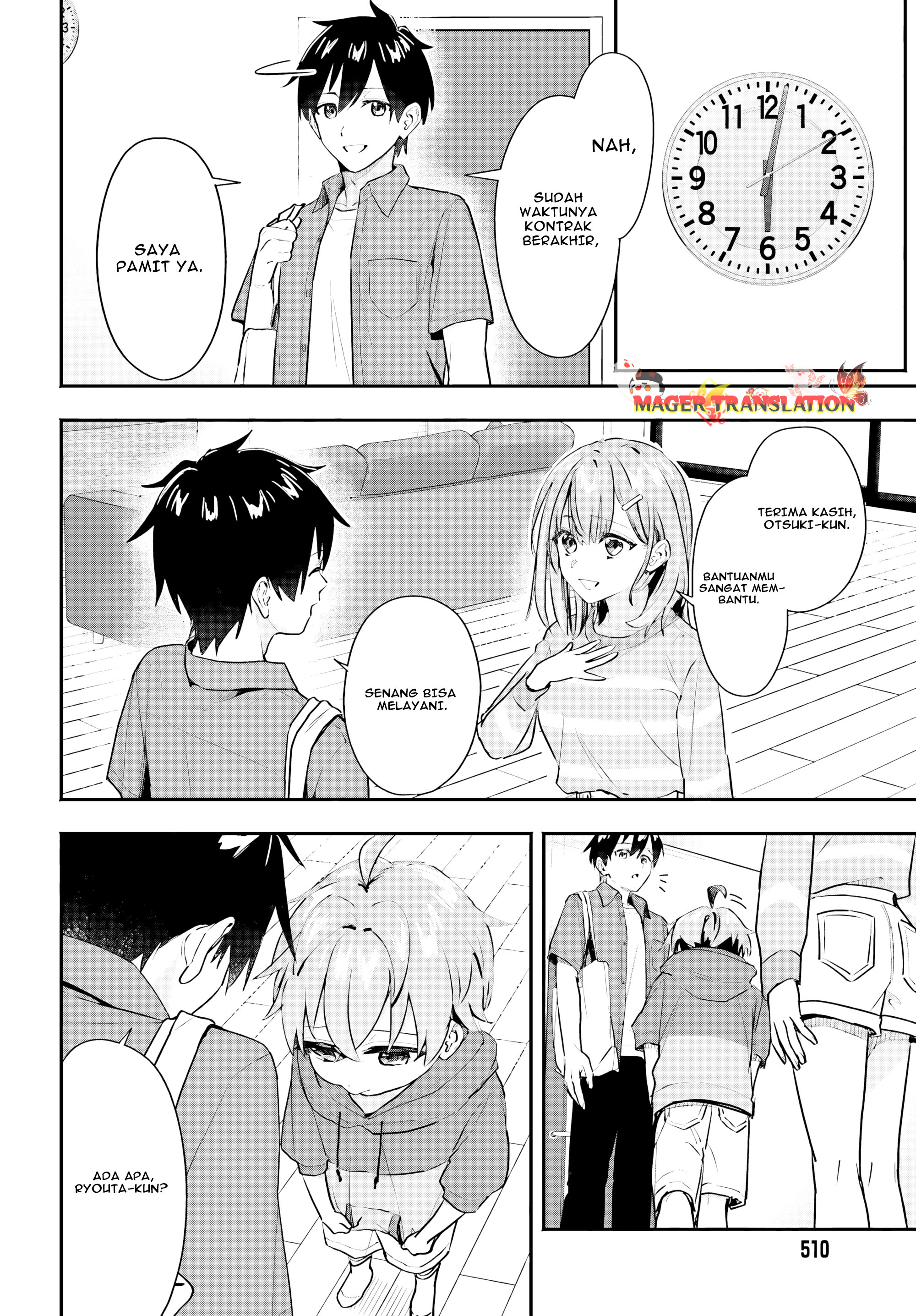 Kaji Daikou no Arbeit wo Hajimetara Gakuen Ichi no Bishoujo no Kazoku ni Kiniirarechaimashita. Chapter 2 - halaman 19