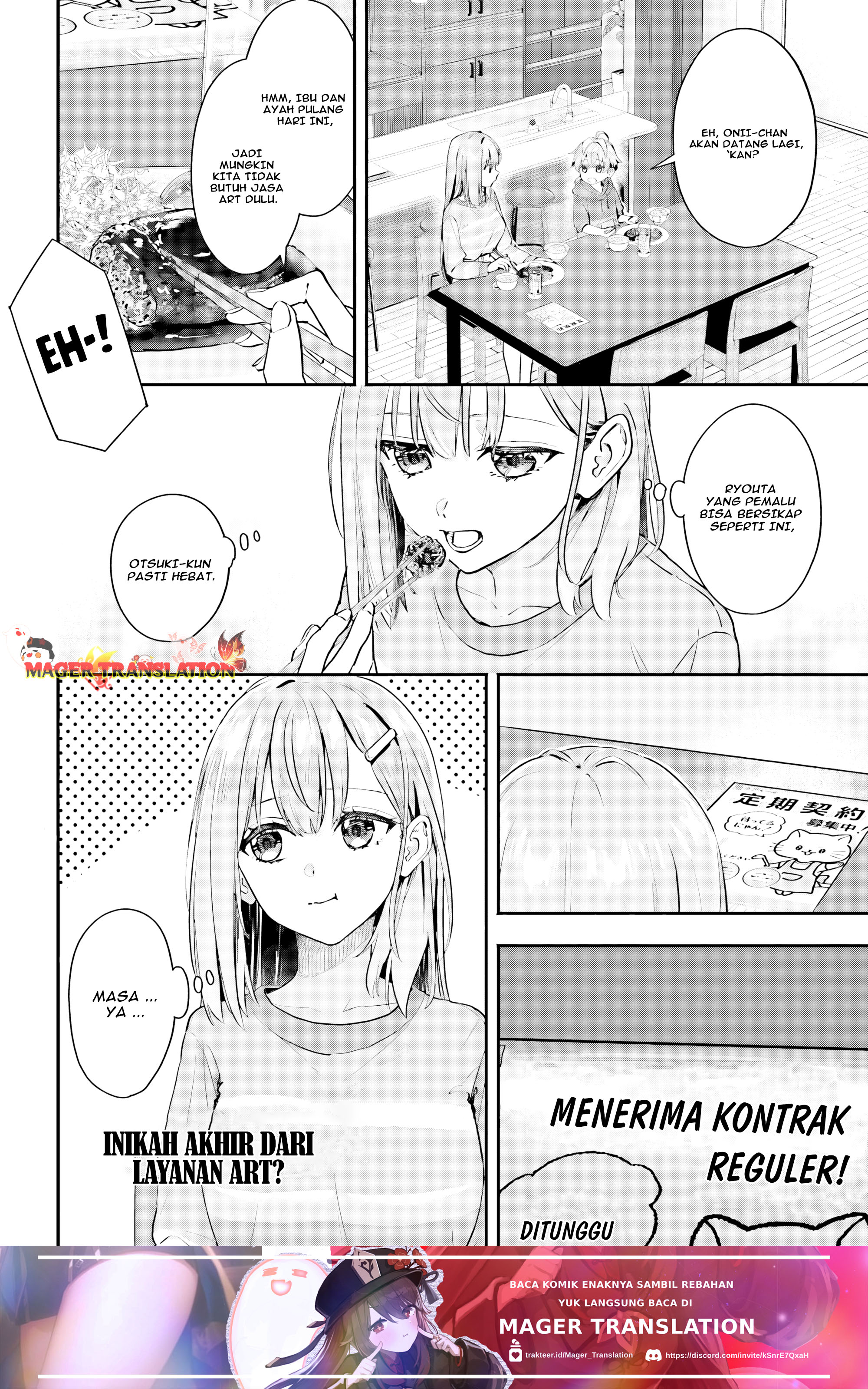 Kaji Daikou no Arbeit wo Hajimetara Gakuen Ichi no Bishoujo no Kazoku ni Kiniirarechaimashita. Chapter 2 - halaman 25