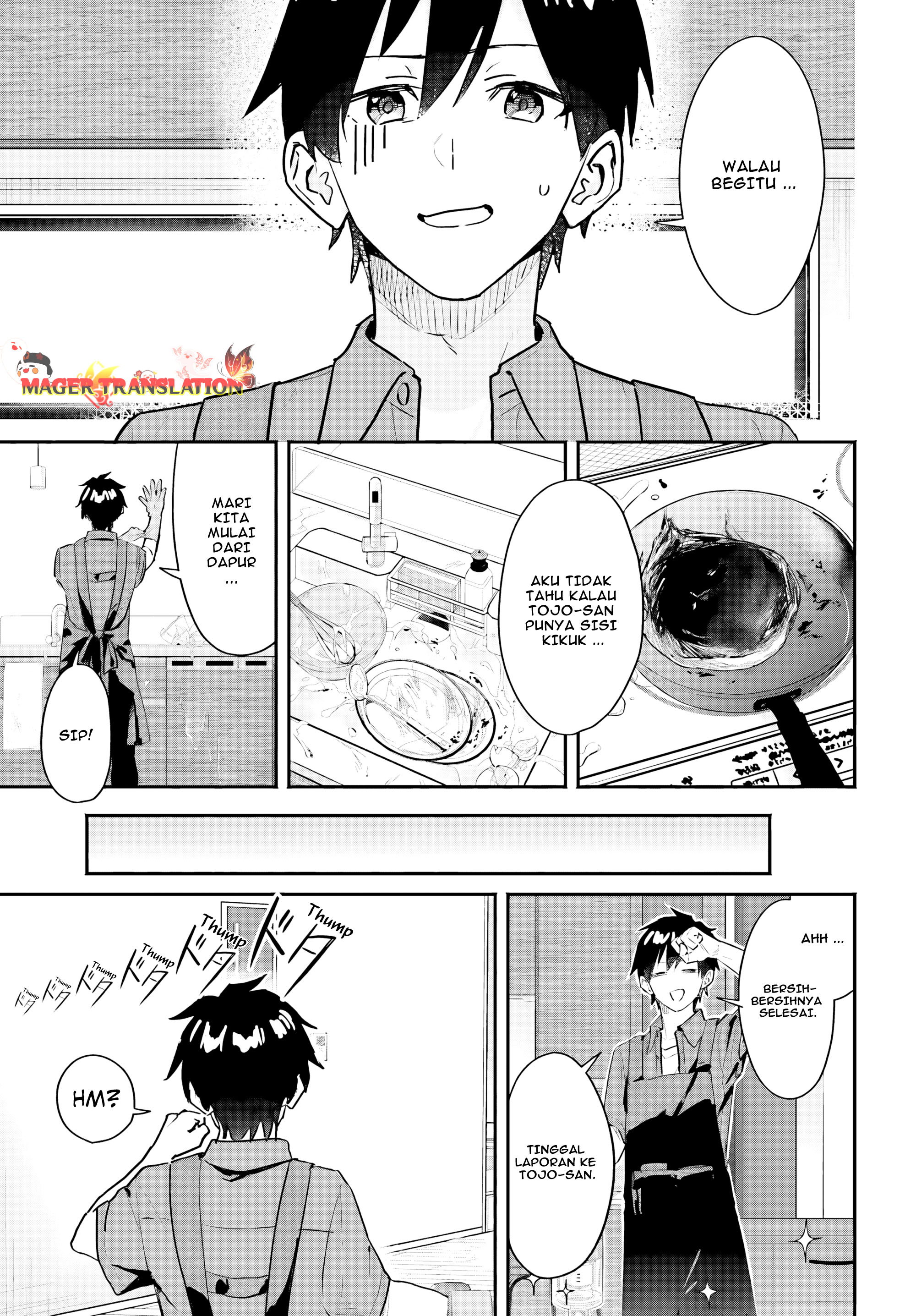 Kaji Daikou no Arbeit wo Hajimetara Gakuen Ichi no Bishoujo no Kazoku ni Kiniirarechaimashita. Chapter 2 - halaman 6