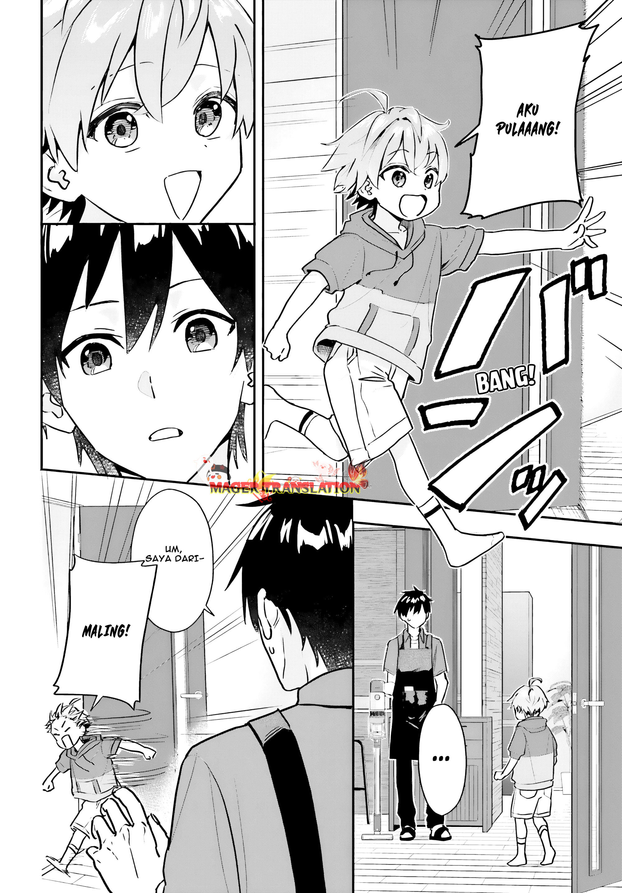 Kaji Daikou no Arbeit wo Hajimetara Gakuen Ichi no Bishoujo no Kazoku ni Kiniirarechaimashita. Chapter 2 - halaman 7