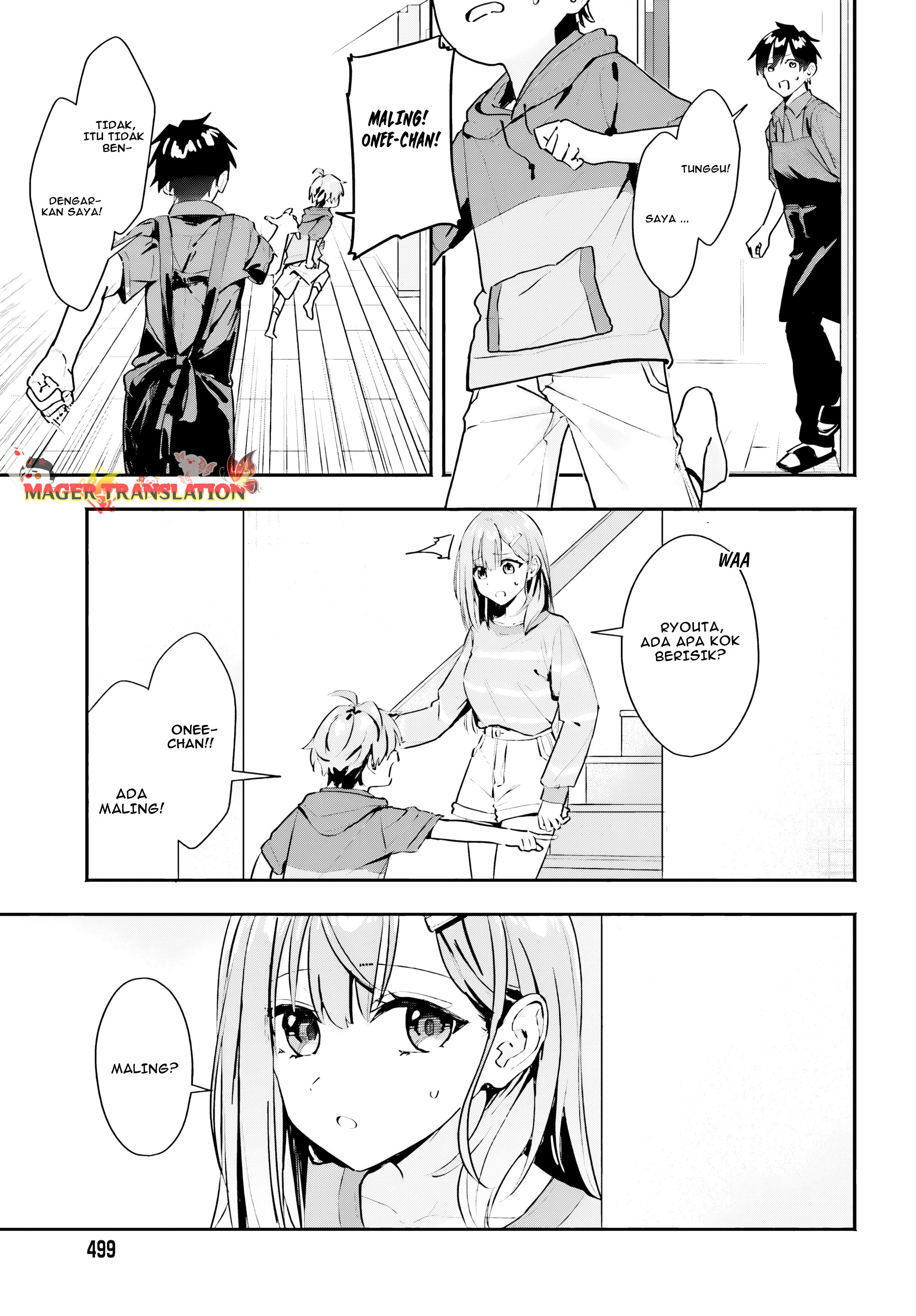 Kaji Daikou no Arbeit wo Hajimetara Gakuen Ichi no Bishoujo no Kazoku ni Kiniirarechaimashita. Chapter 2 - halaman 8