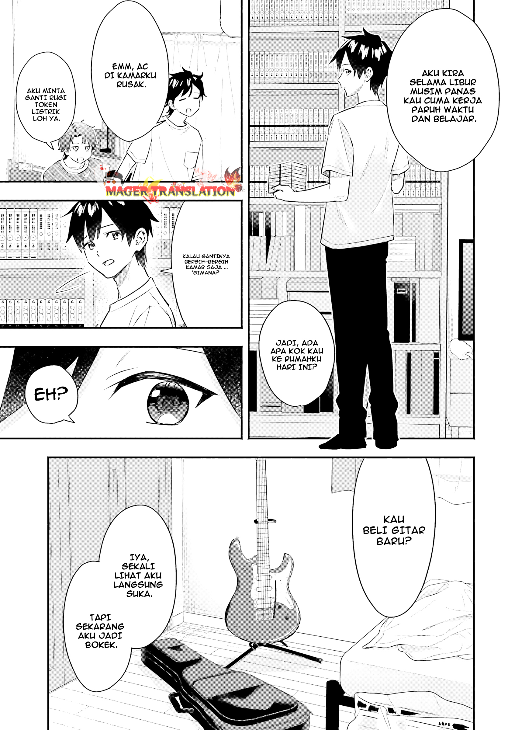 Kaji Daikou no Arbeit wo Hajimetara Gakuen Ichi no Bishoujo no Kazoku ni Kiniirarechaimashita. Chapter 3 - halaman 10