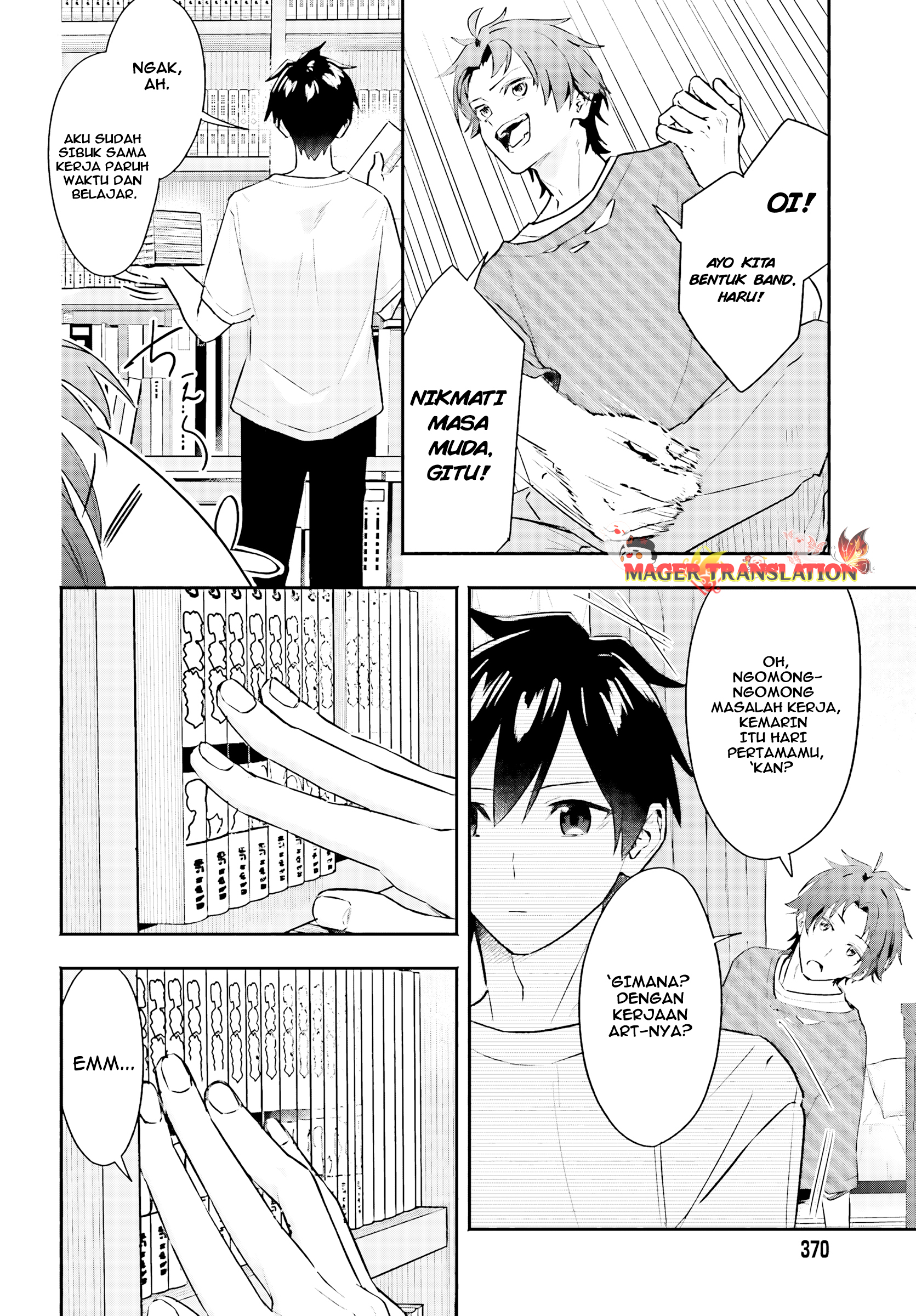Kaji Daikou no Arbeit wo Hajimetara Gakuen Ichi no Bishoujo no Kazoku ni Kiniirarechaimashita. Chapter 3 - halaman 11