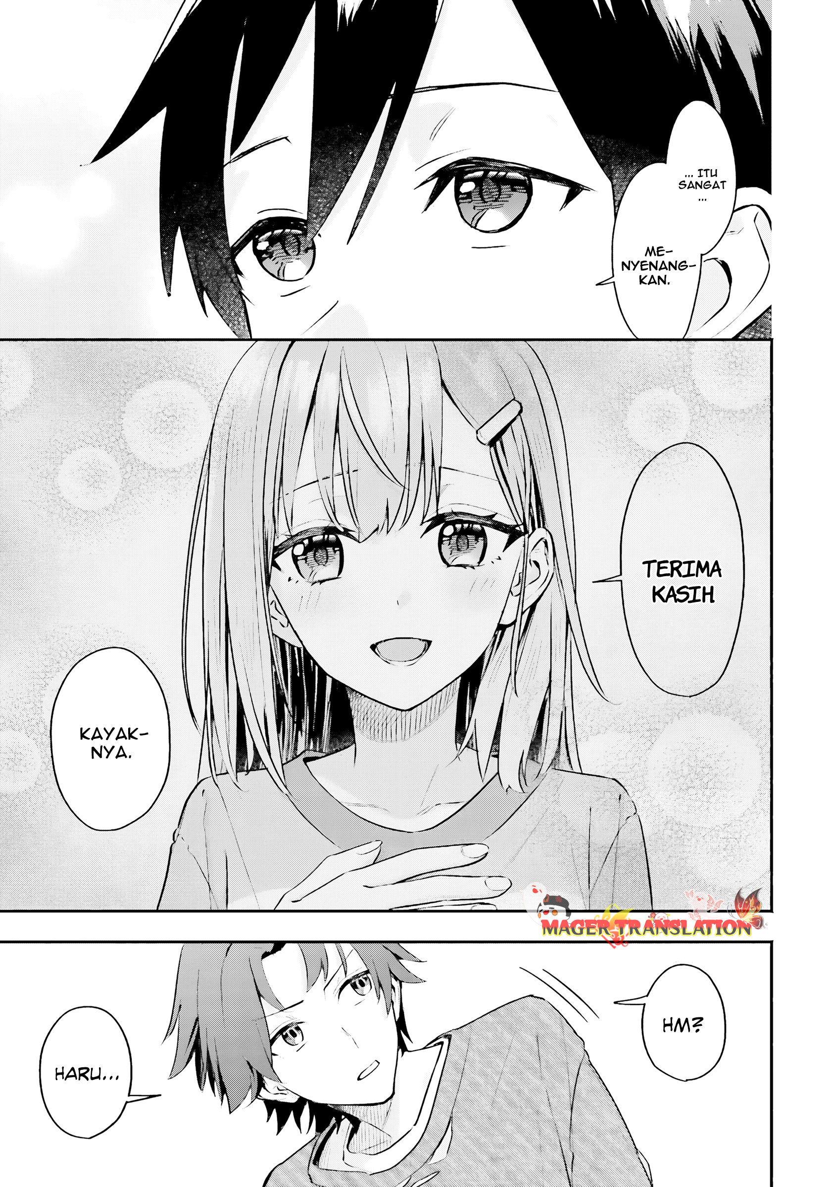 Kaji Daikou no Arbeit wo Hajimetara Gakuen Ichi no Bishoujo no Kazoku ni Kiniirarechaimashita. Chapter 3 - halaman 12