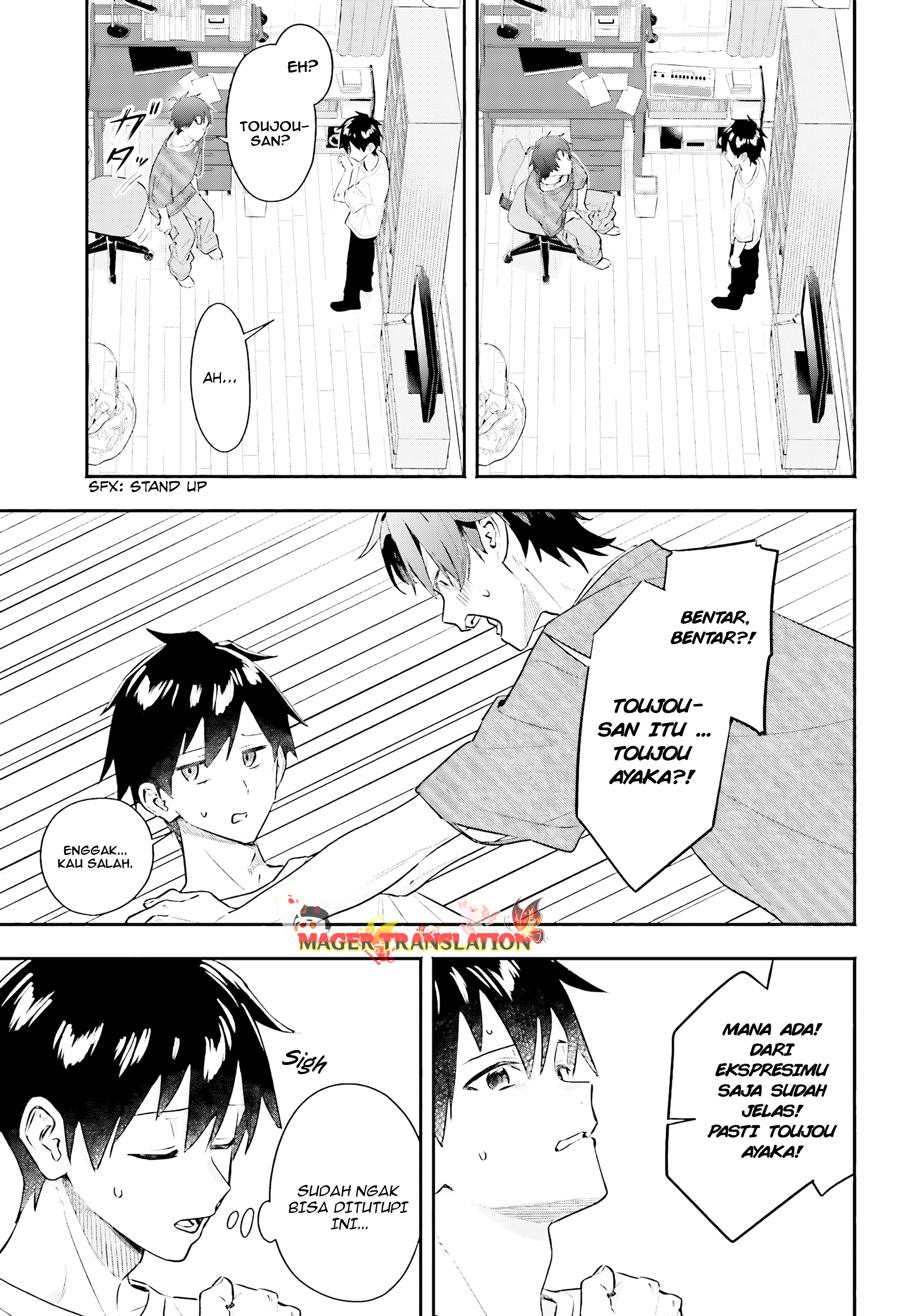 Kaji Daikou no Arbeit wo Hajimetara Gakuen Ichi no Bishoujo no Kazoku ni Kiniirarechaimashita. Chapter 3 - halaman 14