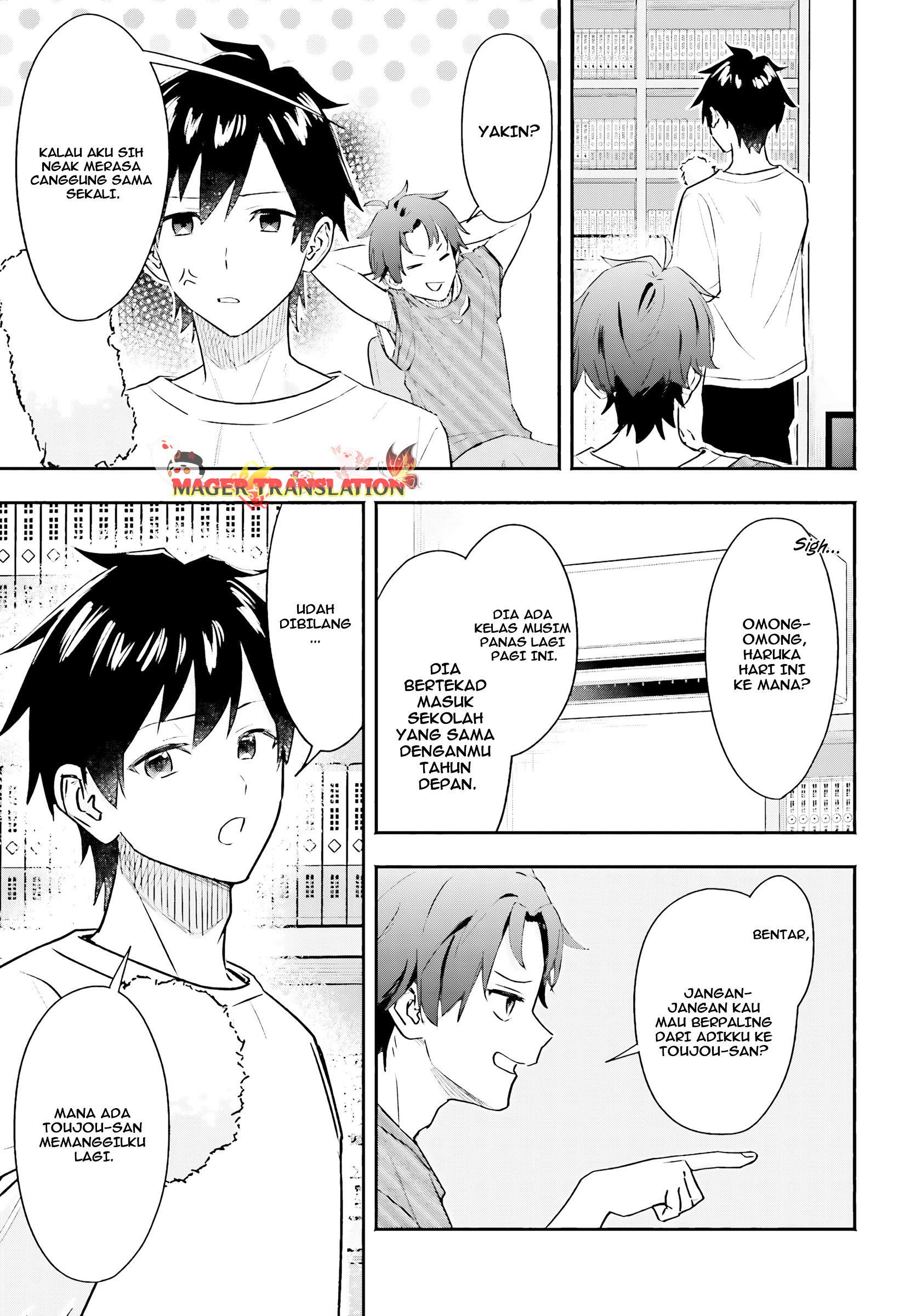 Kaji Daikou no Arbeit wo Hajimetara Gakuen Ichi no Bishoujo no Kazoku ni Kiniirarechaimashita. Chapter 3 - halaman 16