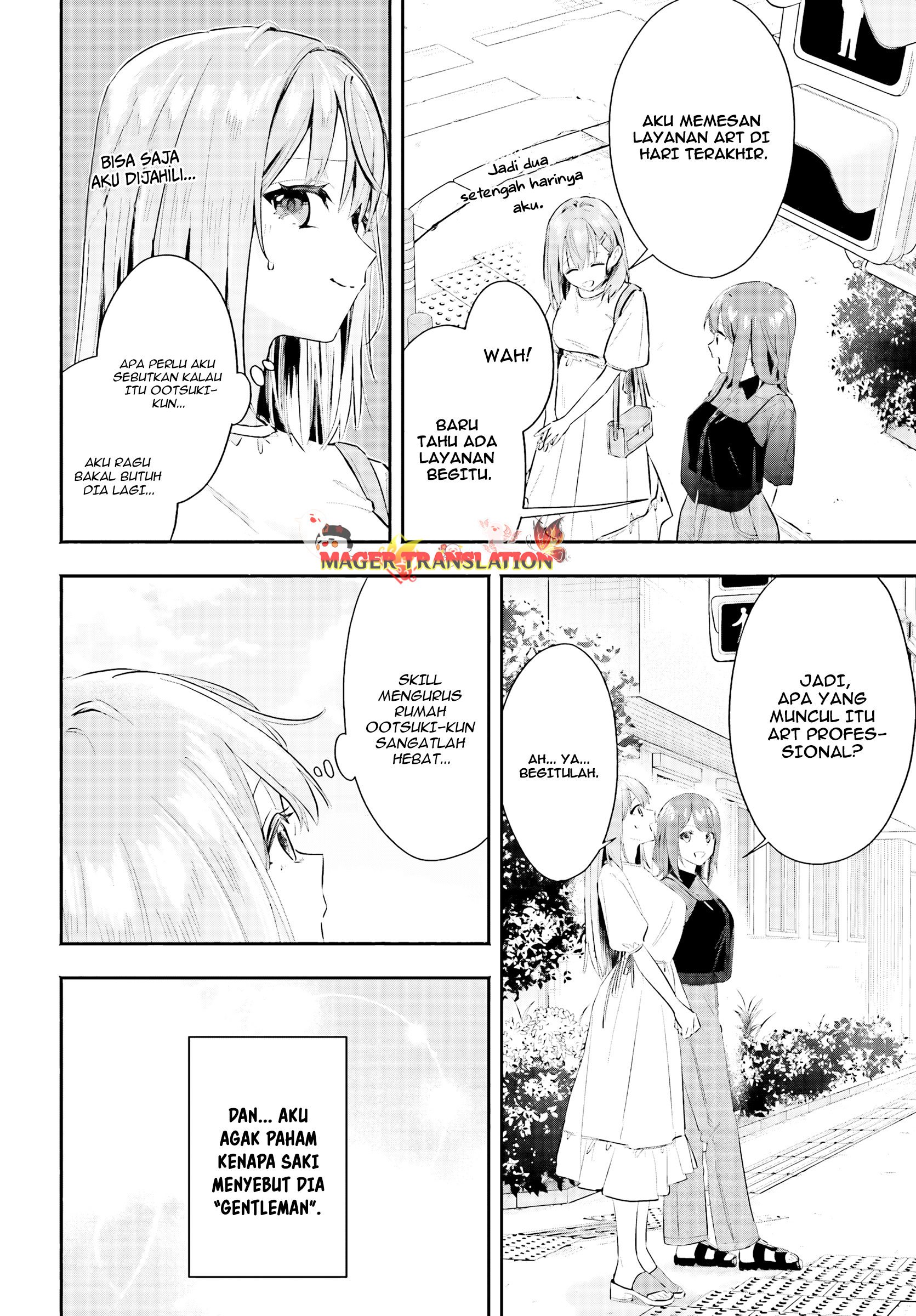 Kaji Daikou no Arbeit wo Hajimetara Gakuen Ichi no Bishoujo no Kazoku ni Kiniirarechaimashita. Chapter 3 - halaman 7