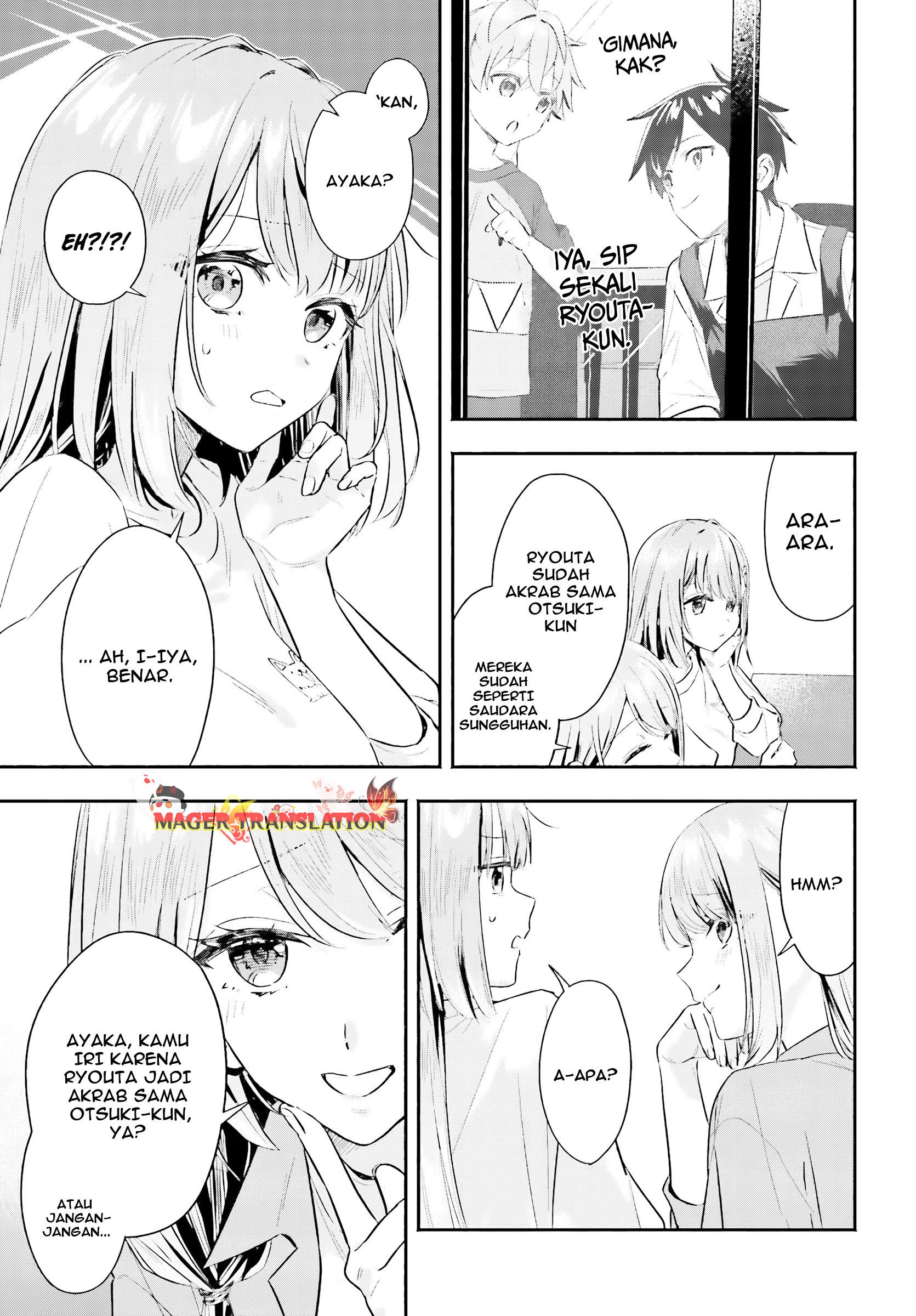 Kaji Daikou no Arbeit wo Hajimetara Gakuen Ichi no Bishoujo no Kazoku ni Kiniirarechaimashita. Chapter 4 - halaman 14