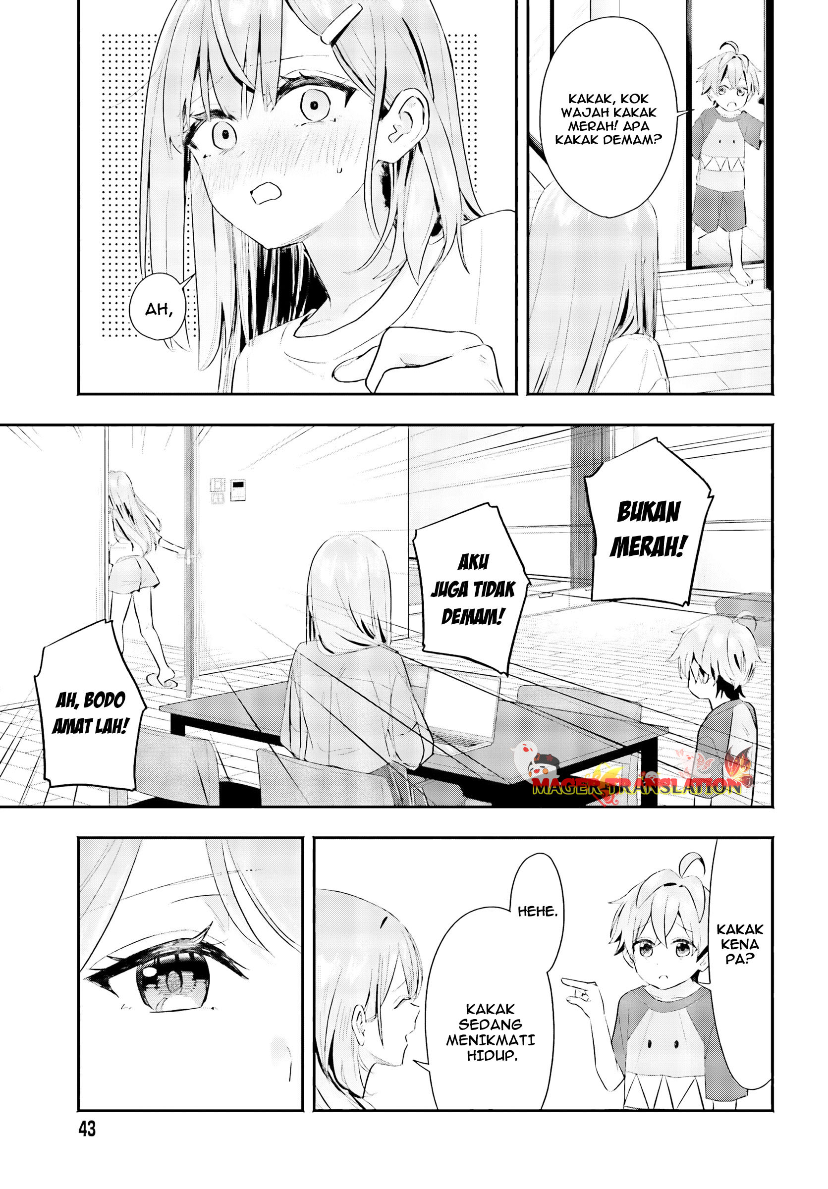 Kaji Daikou no Arbeit wo Hajimetara Gakuen Ichi no Bishoujo no Kazoku ni Kiniirarechaimashita. Chapter 4 - halaman 16