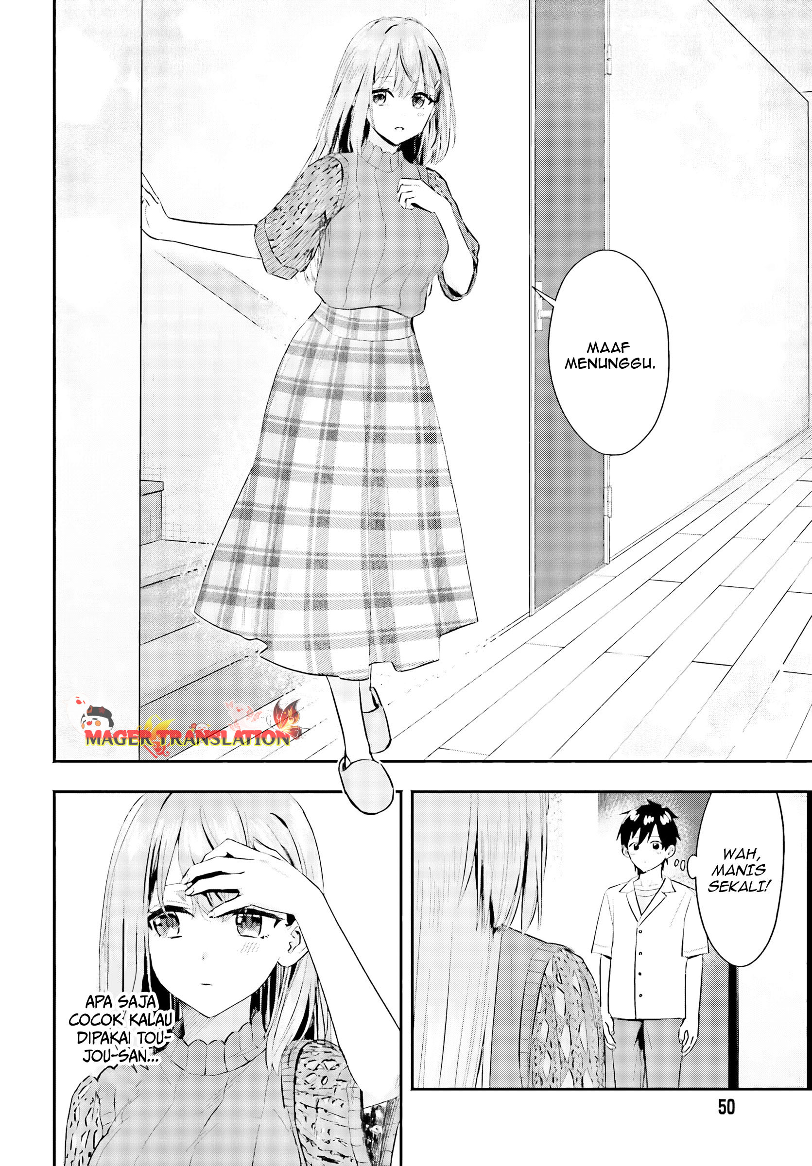 Kaji Daikou no Arbeit wo Hajimetara Gakuen Ichi no Bishoujo no Kazoku ni Kiniirarechaimashita. Chapter 4 - halaman 23