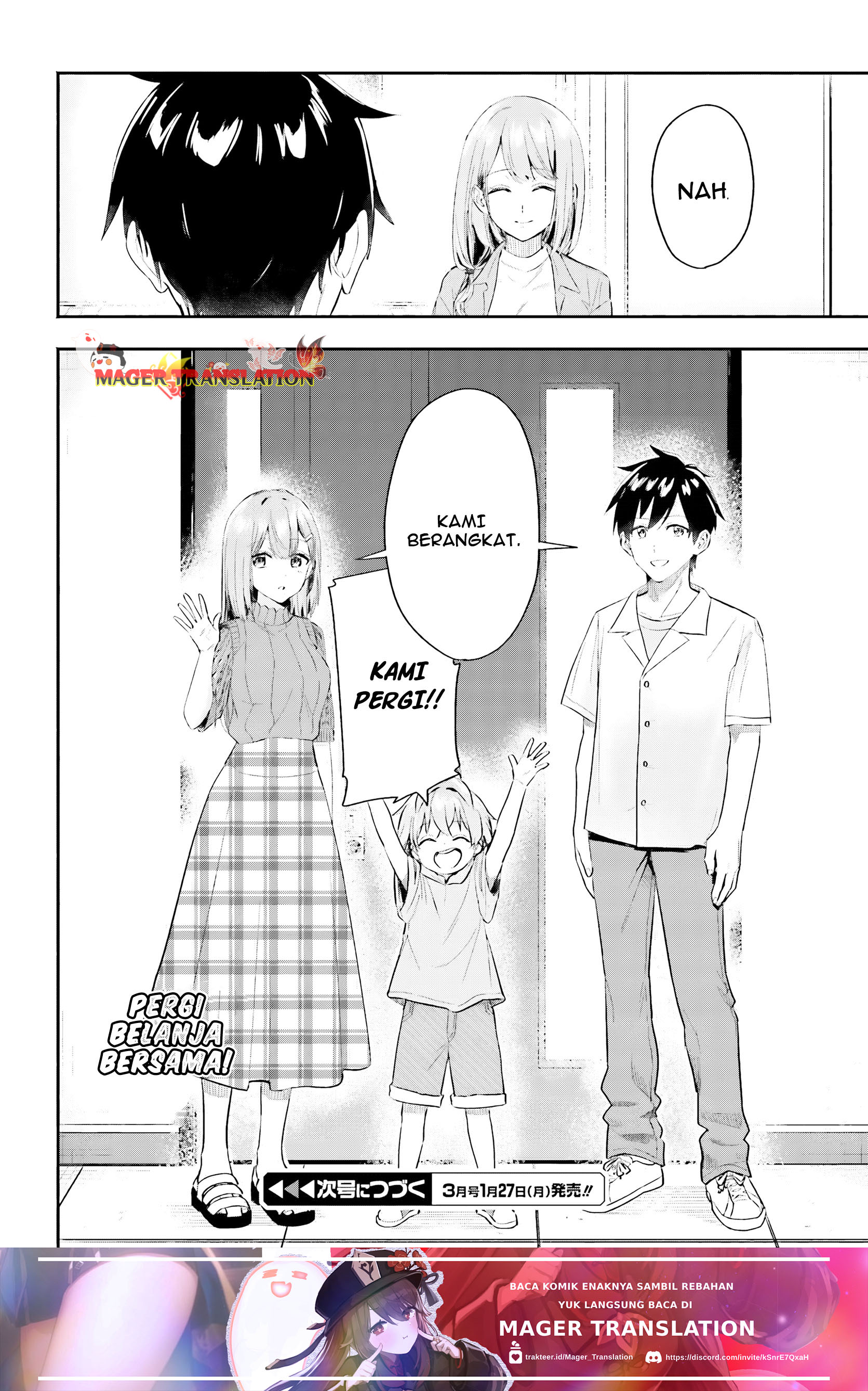 Kaji Daikou no Arbeit wo Hajimetara Gakuen Ichi no Bishoujo no Kazoku ni Kiniirarechaimashita. Chapter 4 - halaman 25