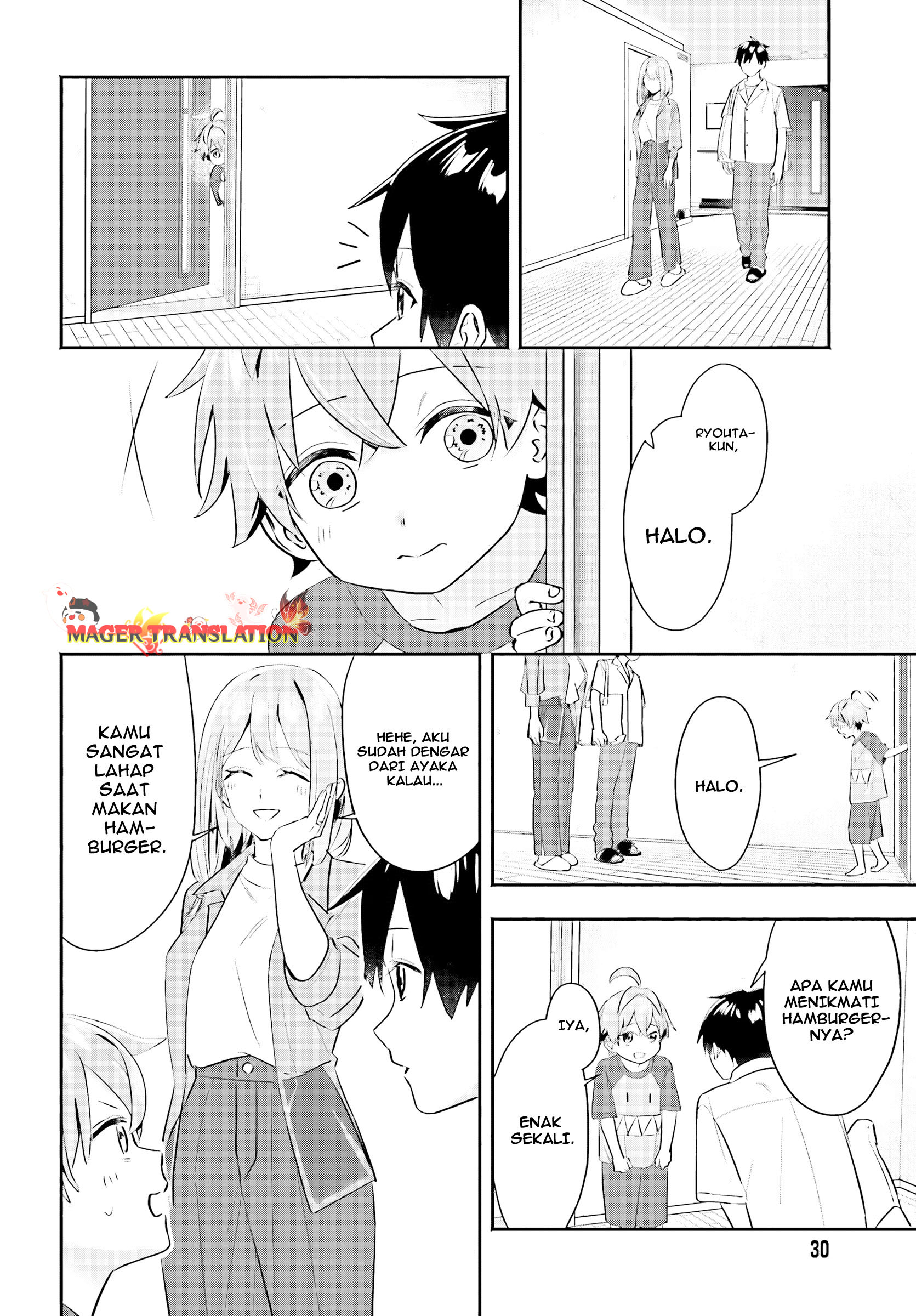 Kaji Daikou no Arbeit wo Hajimetara Gakuen Ichi no Bishoujo no Kazoku ni Kiniirarechaimashita. Chapter 4 - halaman 3