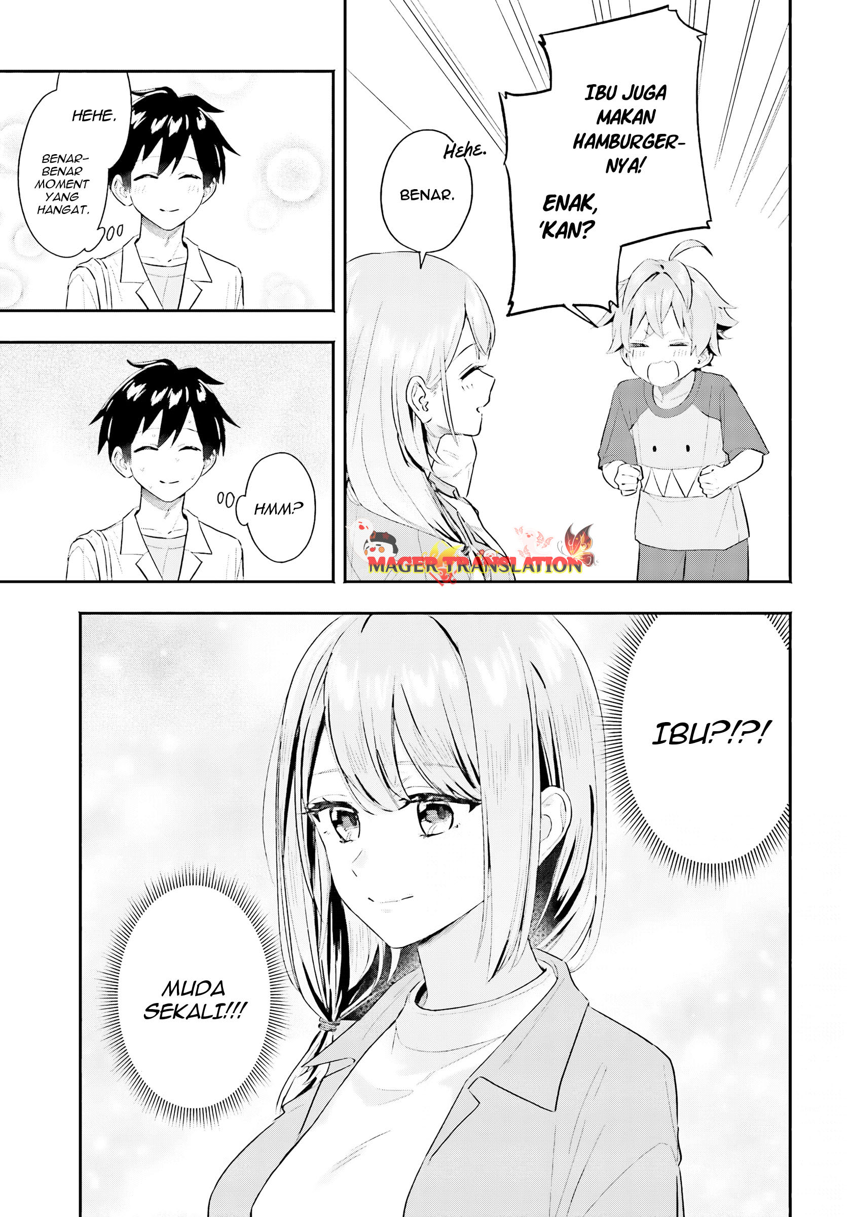 Kaji Daikou no Arbeit wo Hajimetara Gakuen Ichi no Bishoujo no Kazoku ni Kiniirarechaimashita. Chapter 4 - halaman 4