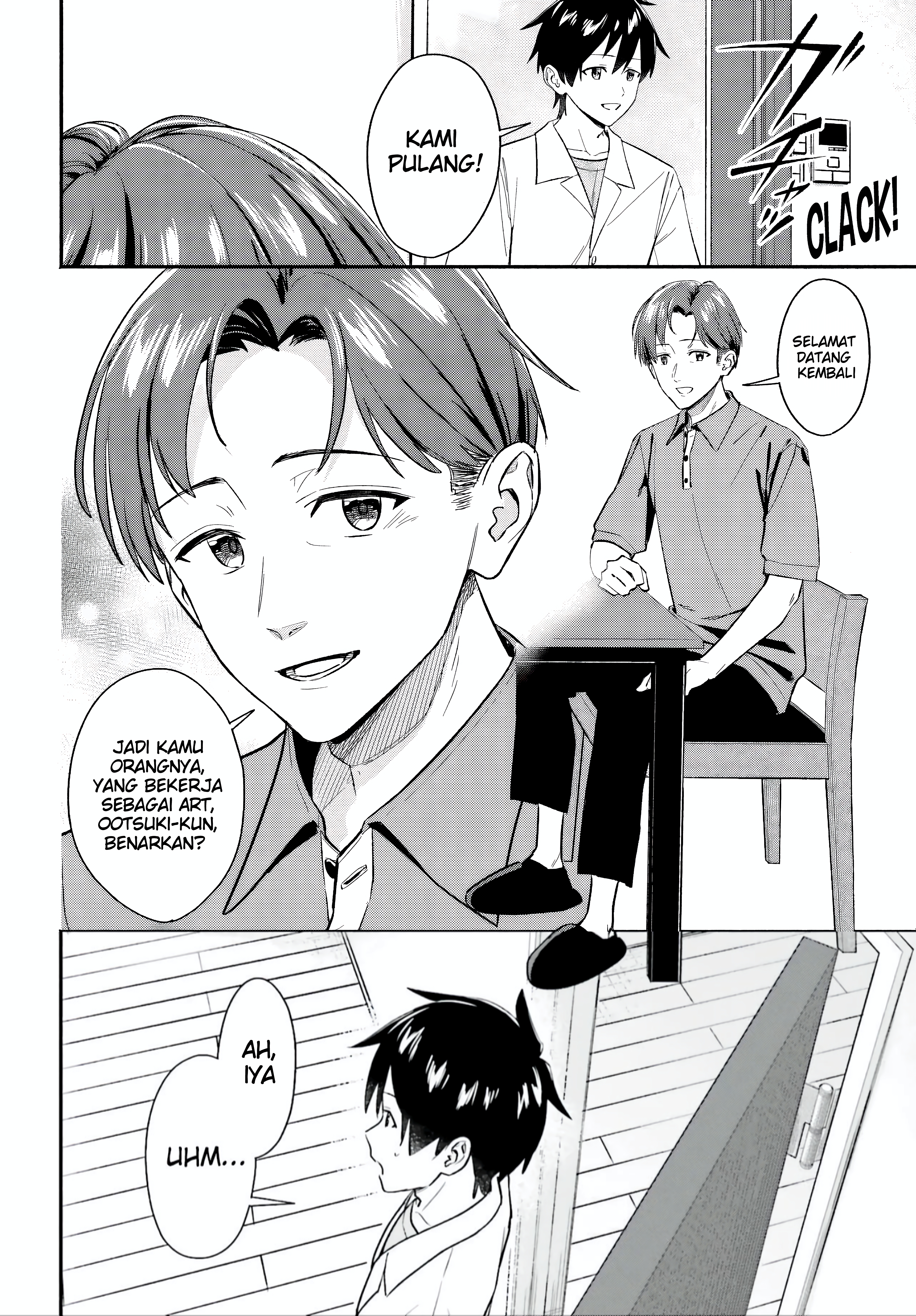 Kaji Daikou no Arbeit wo Hajimetara Gakuen Ichi no Bishoujo no Kazoku ni Kiniirarechaimashita. Chapter 5 - halaman 16