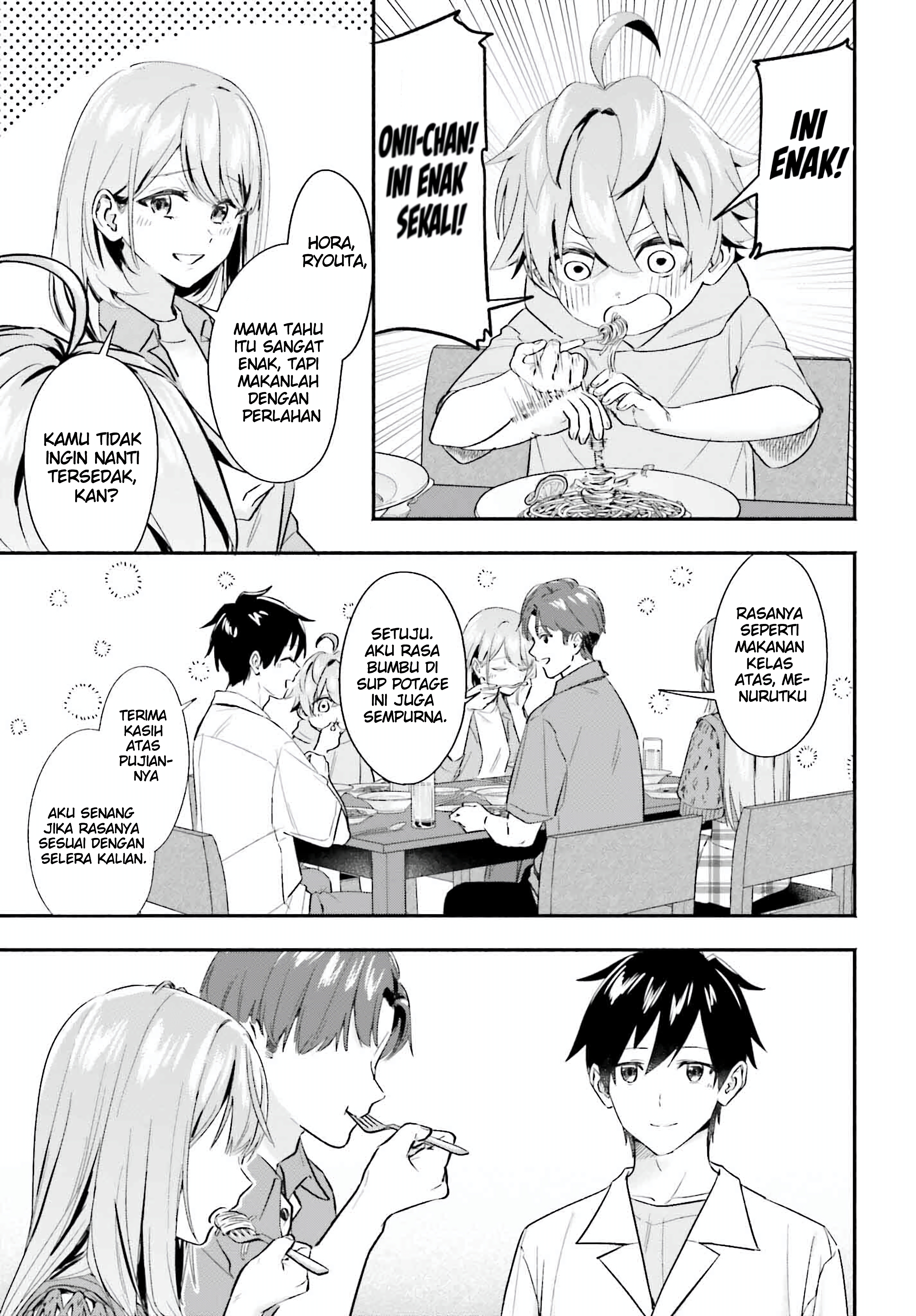 Kaji Daikou no Arbeit wo Hajimetara Gakuen Ichi no Bishoujo no Kazoku ni Kiniirarechaimashita. Chapter 5 - halaman 27
