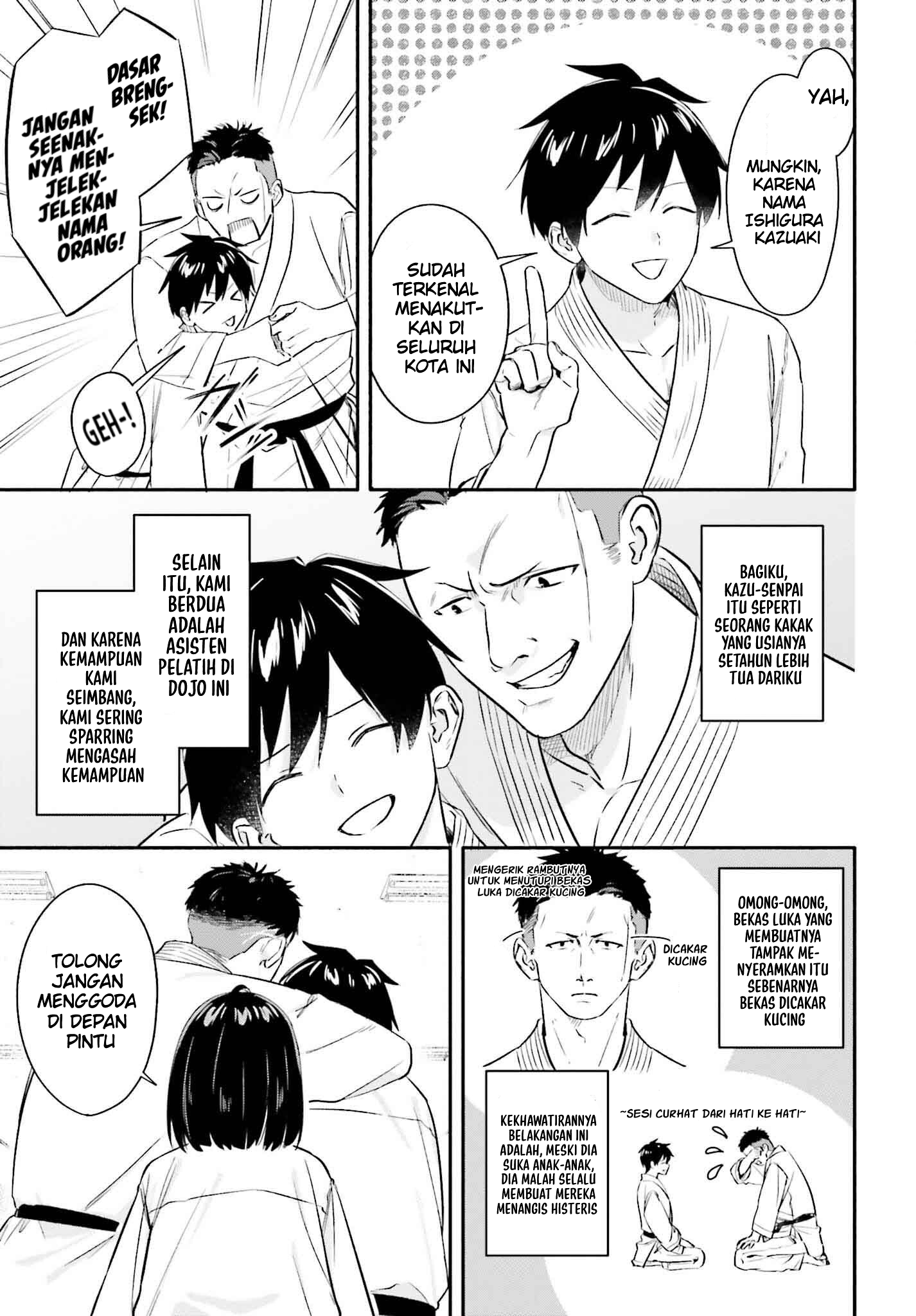 Kaji Daikou no Arbeit wo Hajimetara Gakuen Ichi no Bishoujo no Kazoku ni Kiniirarechaimashita. Chapter 6 - halaman 12