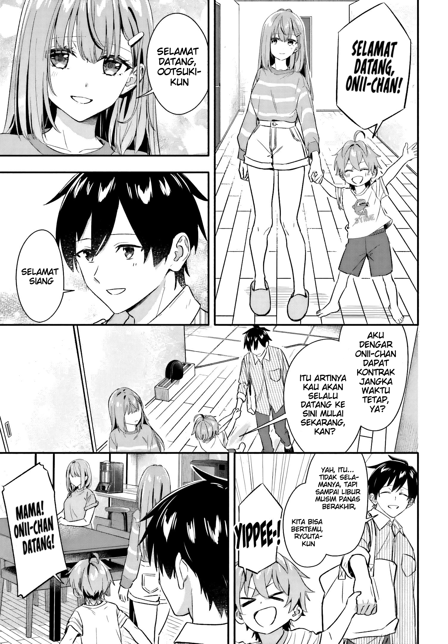 Kaji Daikou no Arbeit wo Hajimetara Gakuen Ichi no Bishoujo no Kazoku ni Kiniirarechaimashita. Chapter 6 - halaman 24
