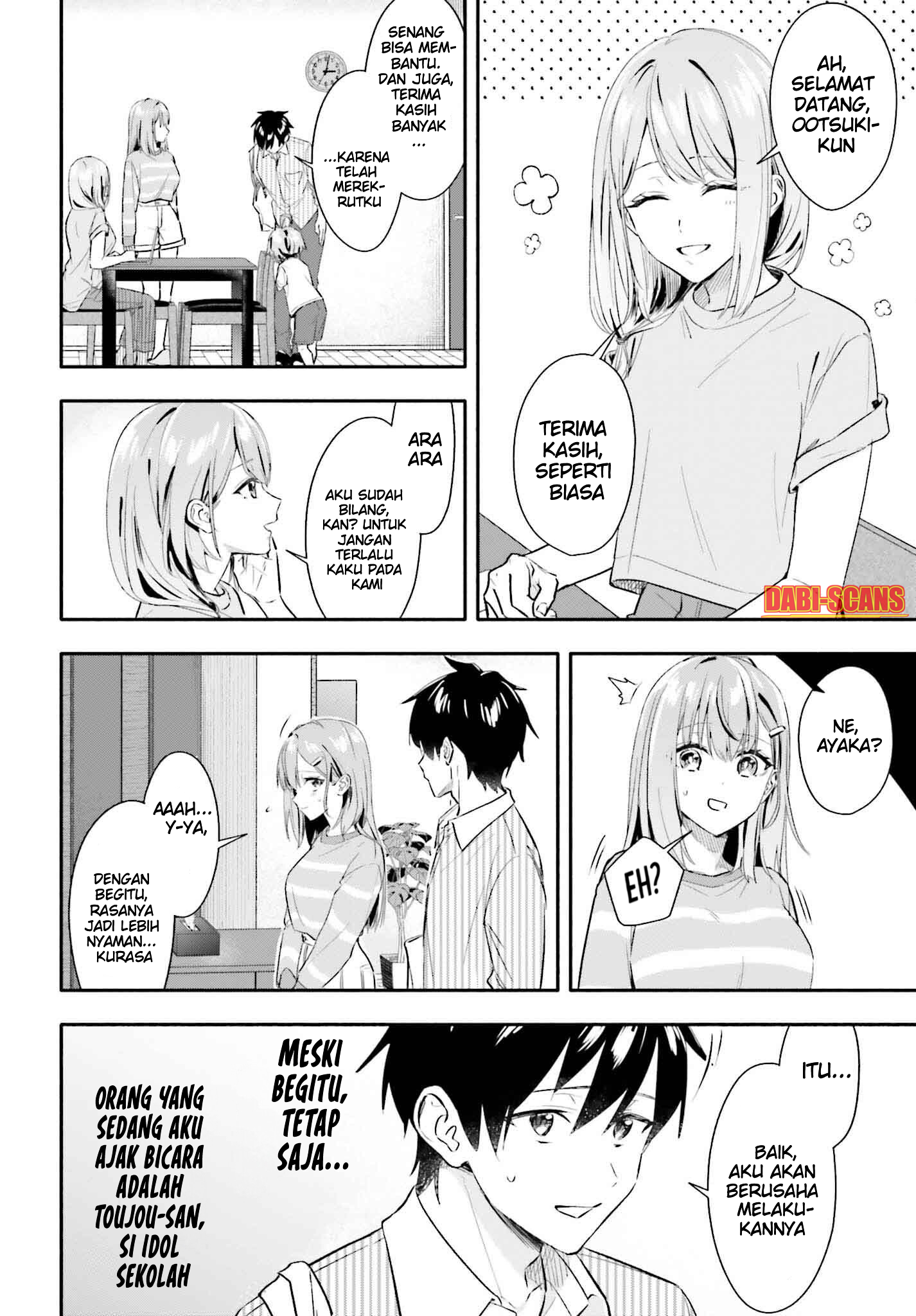 Kaji Daikou no Arbeit wo Hajimetara Gakuen Ichi no Bishoujo no Kazoku ni Kiniirarechaimashita. Chapter 6 - halaman 25