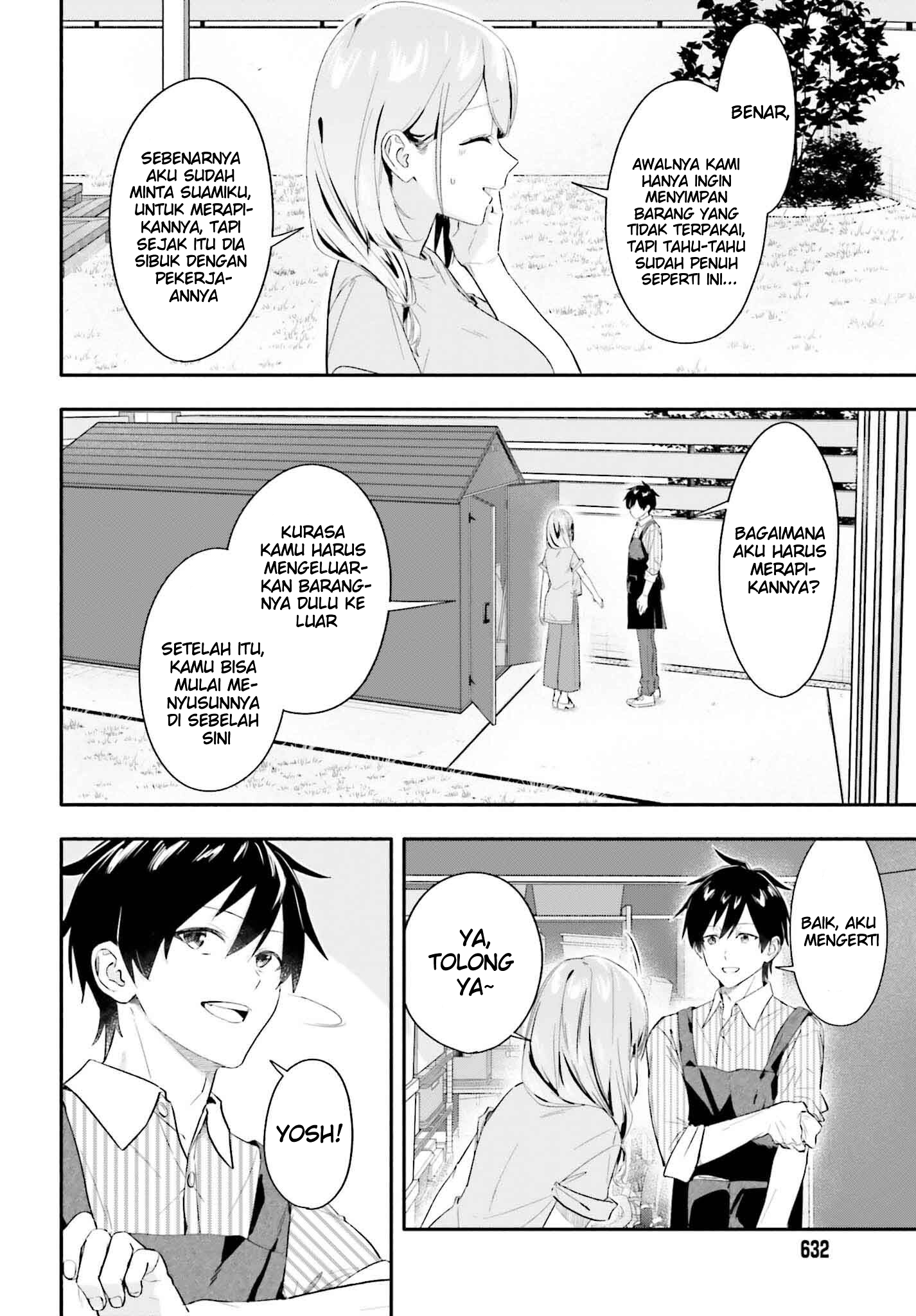 Kaji Daikou no Arbeit wo Hajimetara Gakuen Ichi no Bishoujo no Kazoku ni Kiniirarechaimashita. Chapter 6 - halaman 27