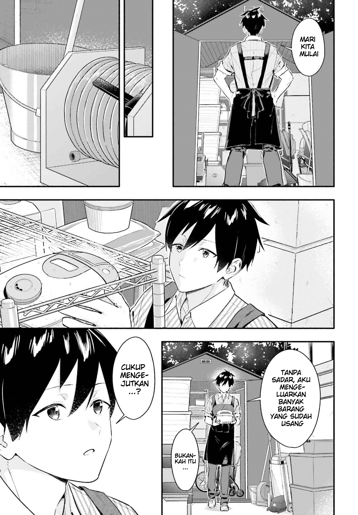 Kaji Daikou no Arbeit wo Hajimetara Gakuen Ichi no Bishoujo no Kazoku ni Kiniirarechaimashita. Chapter 6 - halaman 28