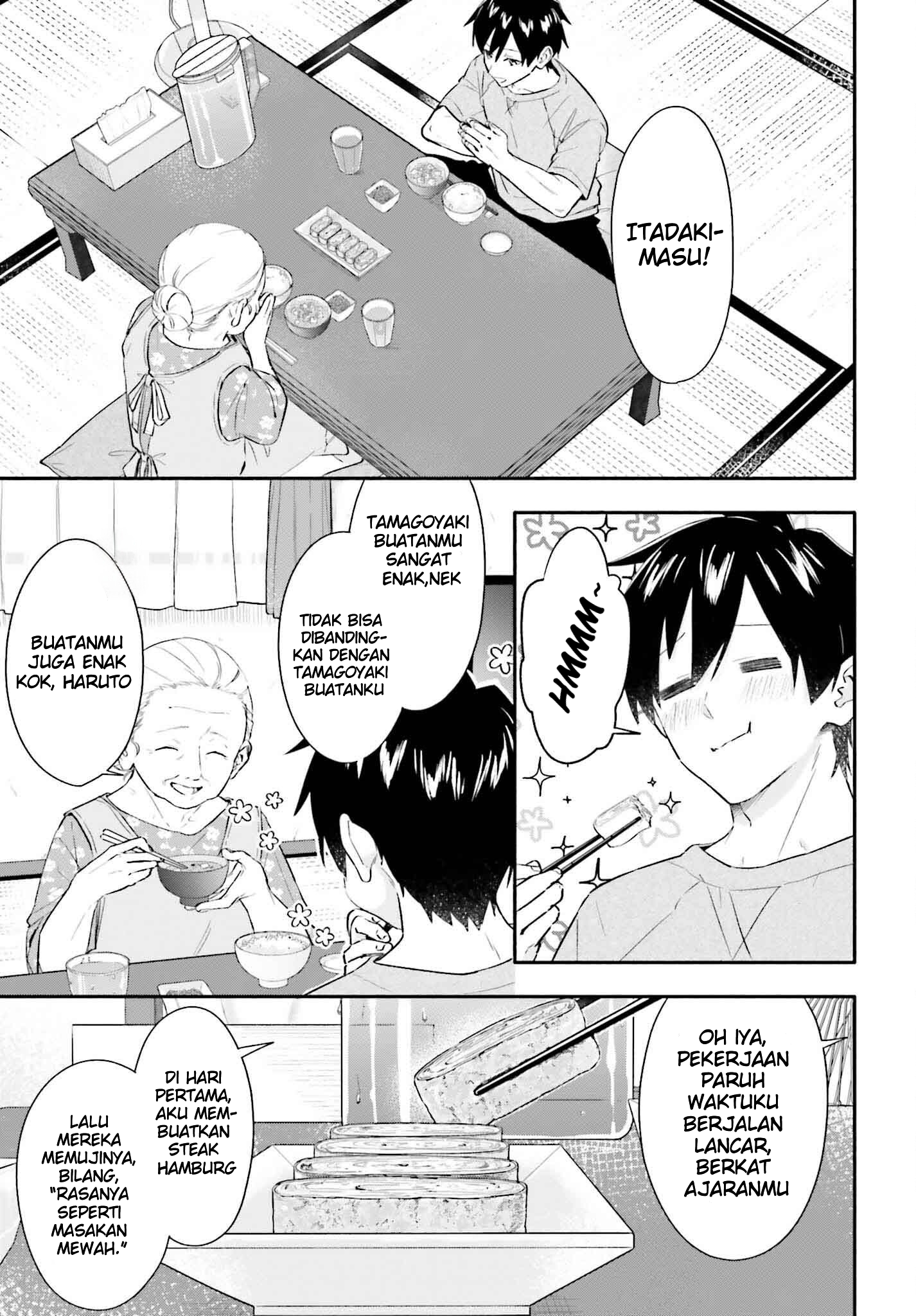 Kaji Daikou no Arbeit wo Hajimetara Gakuen Ichi no Bishoujo no Kazoku ni Kiniirarechaimashita. Chapter 6 - halaman 4