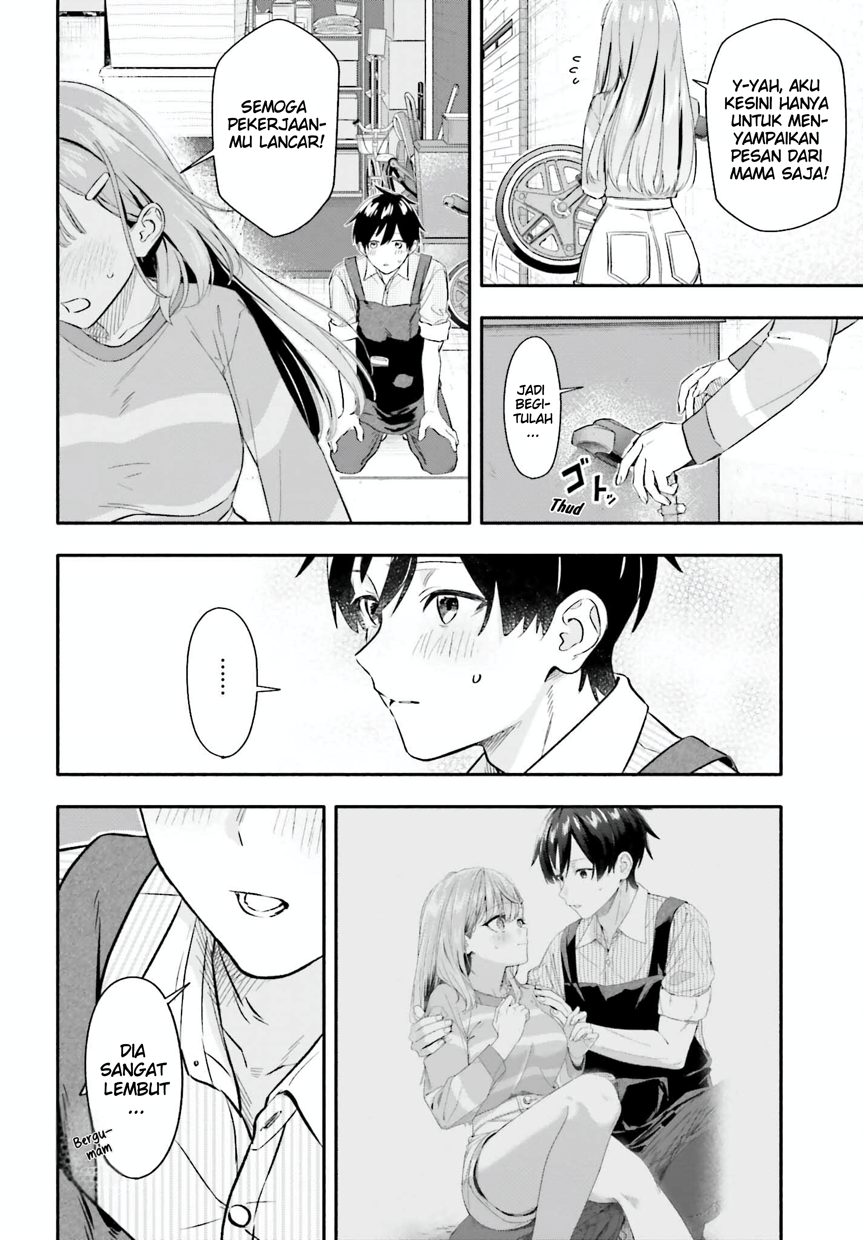 Kaji Daikou no Arbeit wo Hajimetara Gakuen Ichi no Bishoujo no Kazoku ni Kiniirarechaimashita. Chapter 7.1 - halaman 3