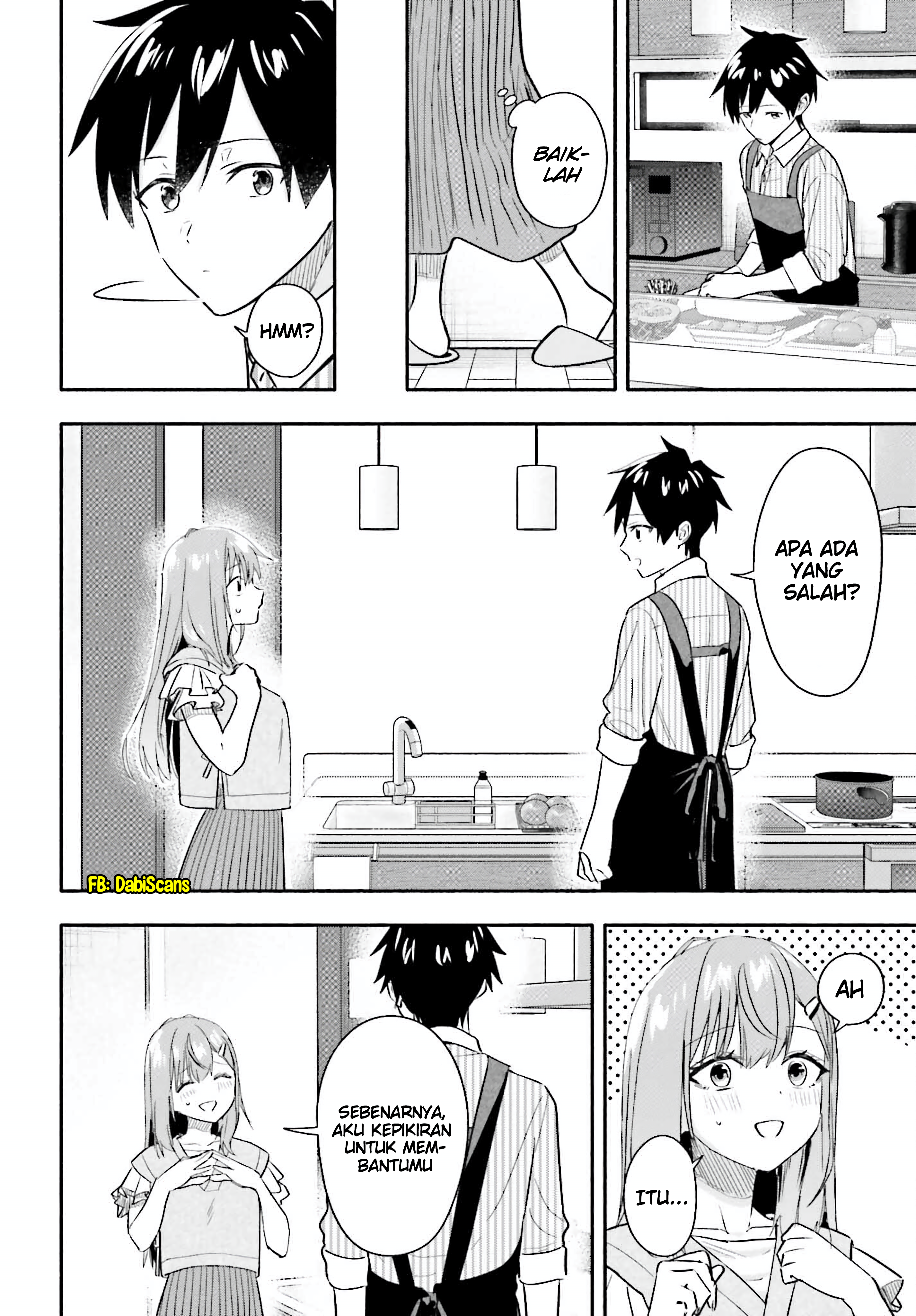 Kaji Daikou no Arbeit wo Hajimetara Gakuen Ichi no Bishoujo no Kazoku ni Kiniirarechaimashita. Chapter 7.2 - halaman 13