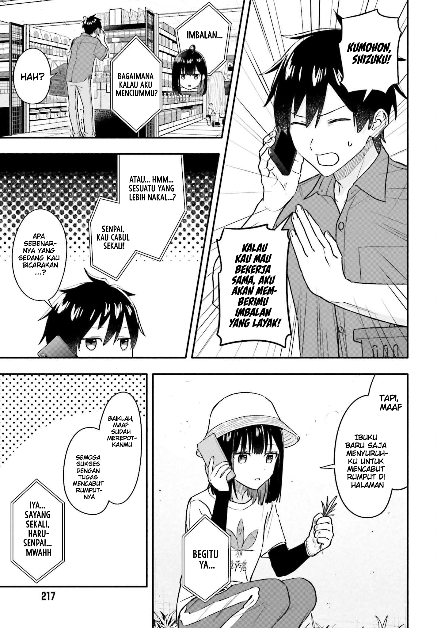 Kaji Daikou no Arbeit wo Hajimetara Gakuen Ichi no Bishoujo no Kazoku ni Kiniirarechaimashita. Chapter 8 - halaman 12